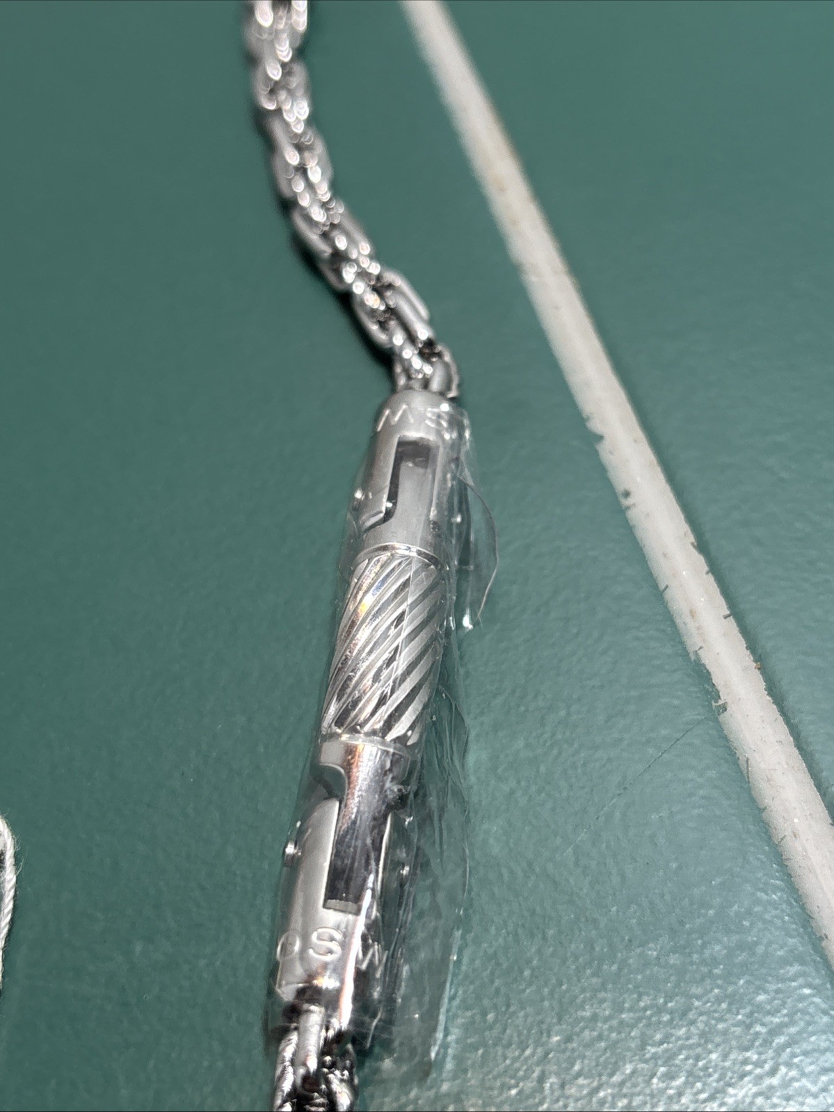 New On Tag Unisex Broadway Bounty Stainless Steel Intricate Woven Chain Bracelet