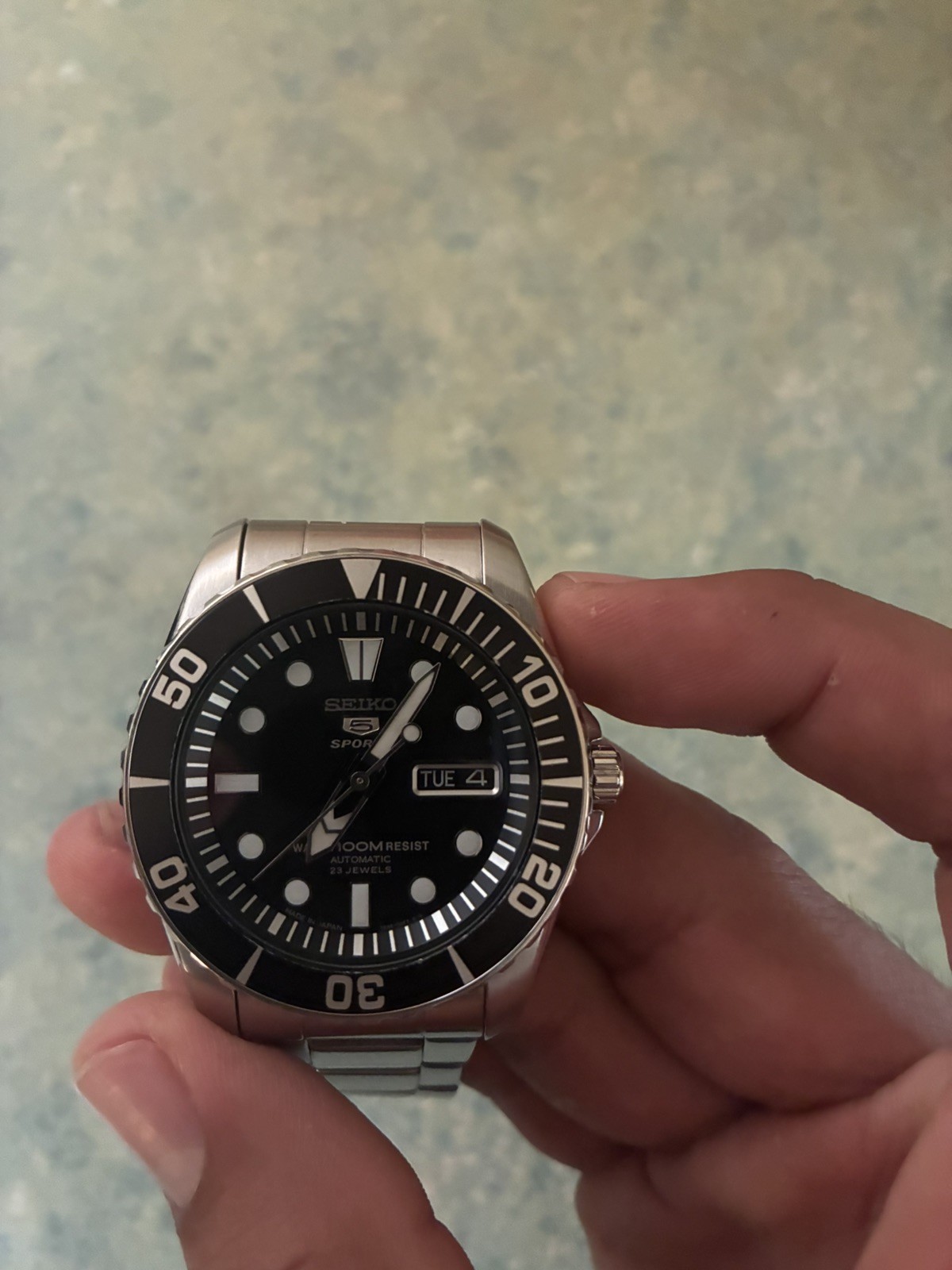 Seiko 5 Sports 7S36-03C0 SNZF17 Sea Urchin Automatic japan made Watch with Box