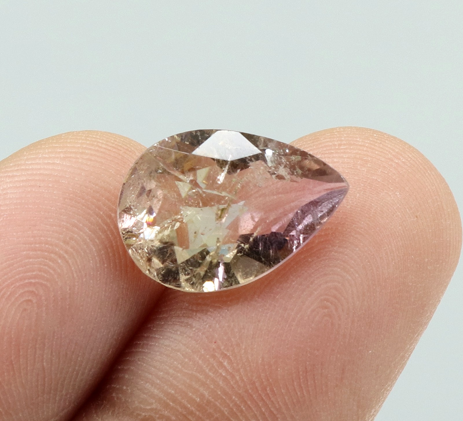 Natural Bolivia Ametrine Bi-Color 4.15 Ct Untreated Certified Loose Gemstone