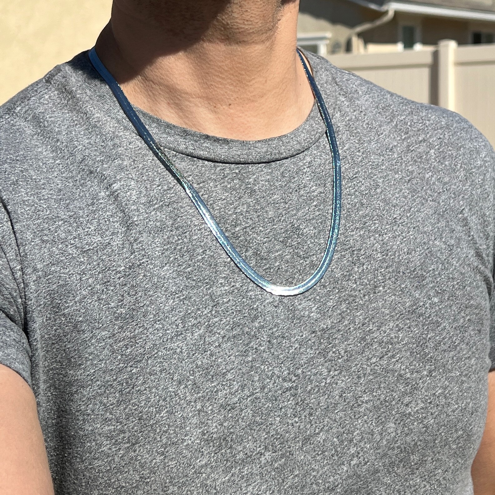 Herringbone Chain Mens & Ladies Silver Plated 4mm-14mm Wide 20″ 24″ 30″ Necklace