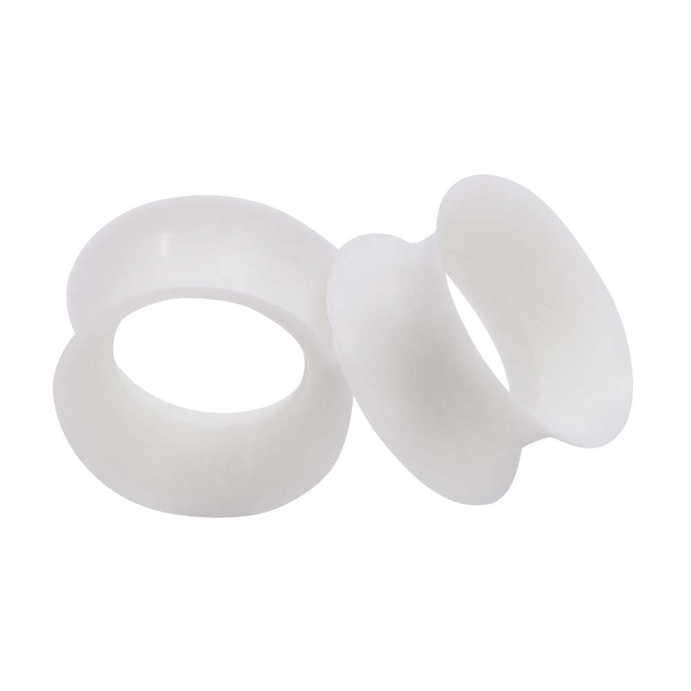 PAIR Ear Flesh Tunnels Plugs Saddle Double Flare Gauges Body Piercing Earrings