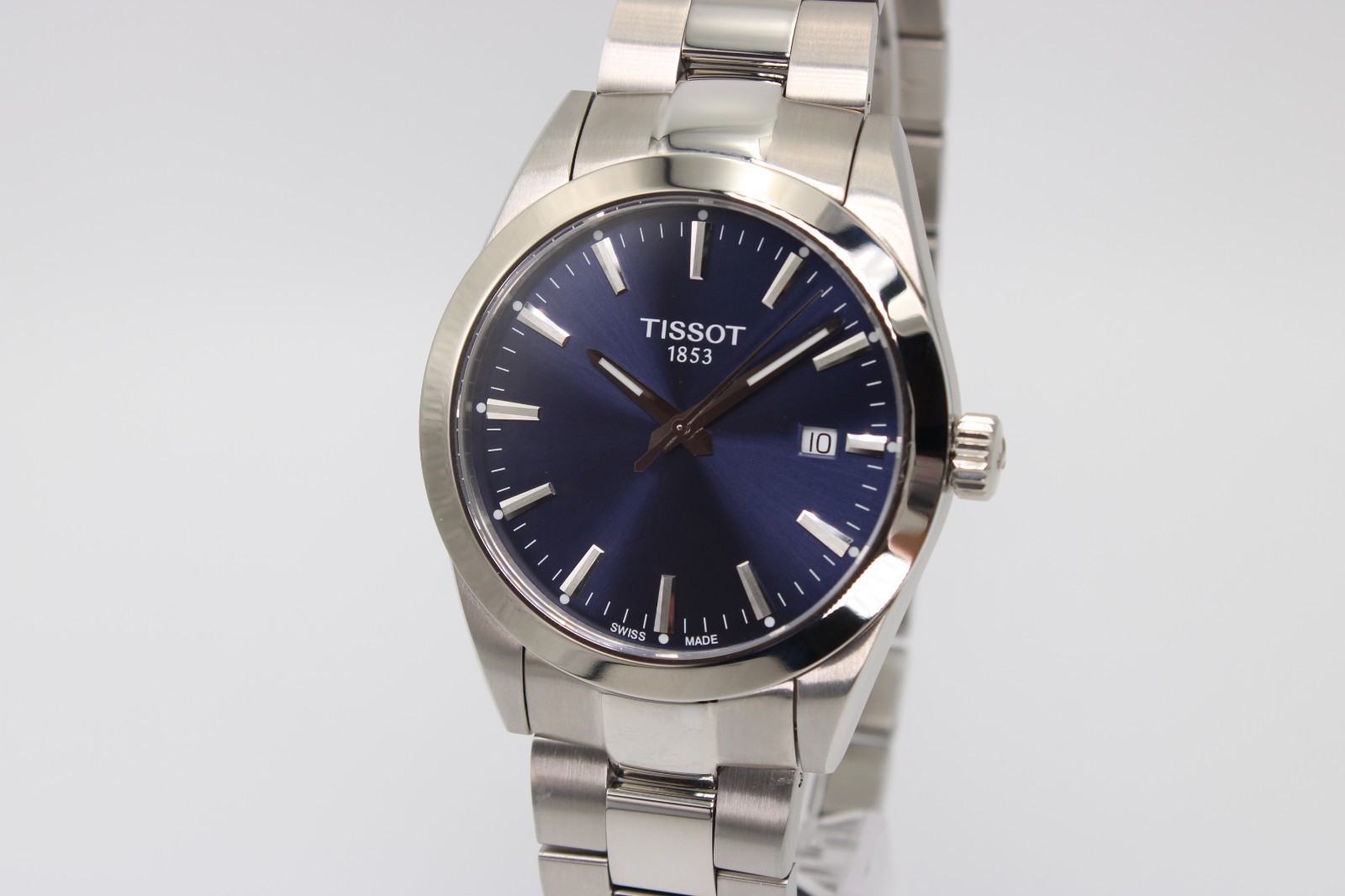TISSOT Gentleman T127.410.11.041.00 Quartz Blue Dial Men’s Watch 40mm