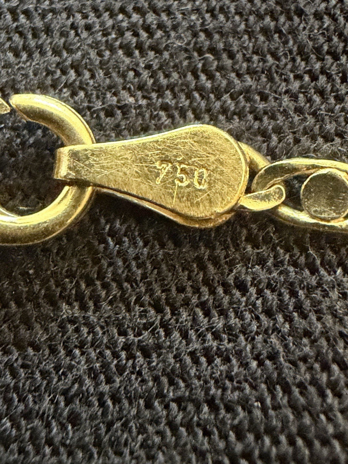 18k Gold Engravable Plate Chain Bracelet(4.1 Grams)