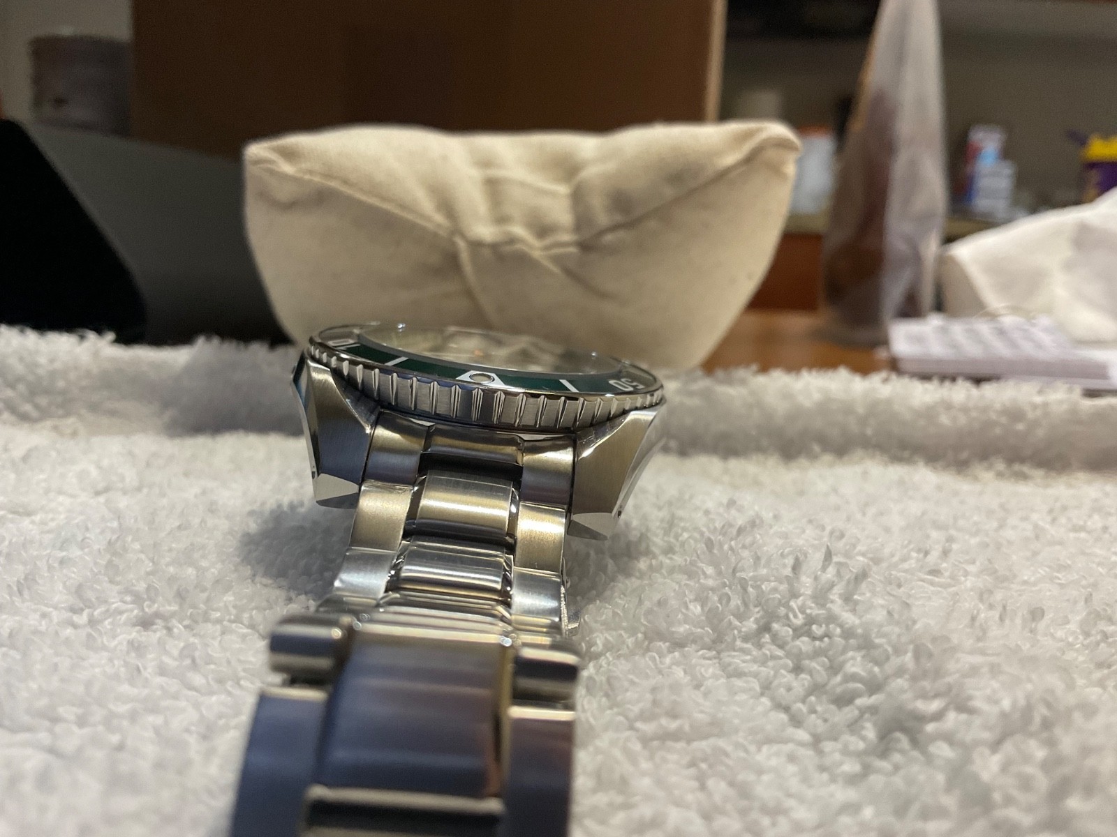 Seiko Prospex Sea Diver’s Sumo Solar GMT Green Men’s Watch – SFK003