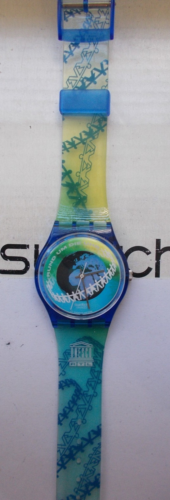SWATCH SPECIAL ” RUND UM DIE UHR ” ’95 PRISTINE VINTAGE WOW RARE L@@K
