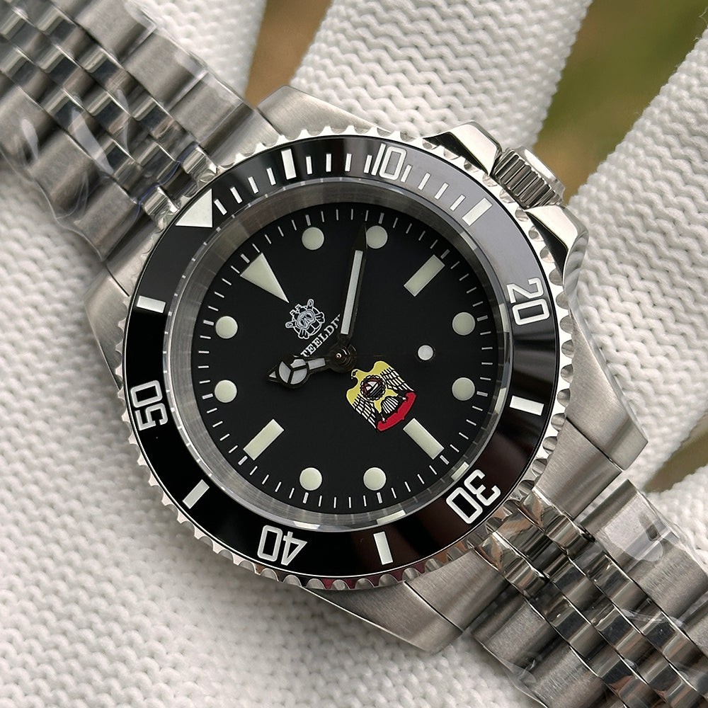 STEELDIVE SD1954 Mens 41mm 300M Automatic Dive Watch NH35 Sapphire Steel