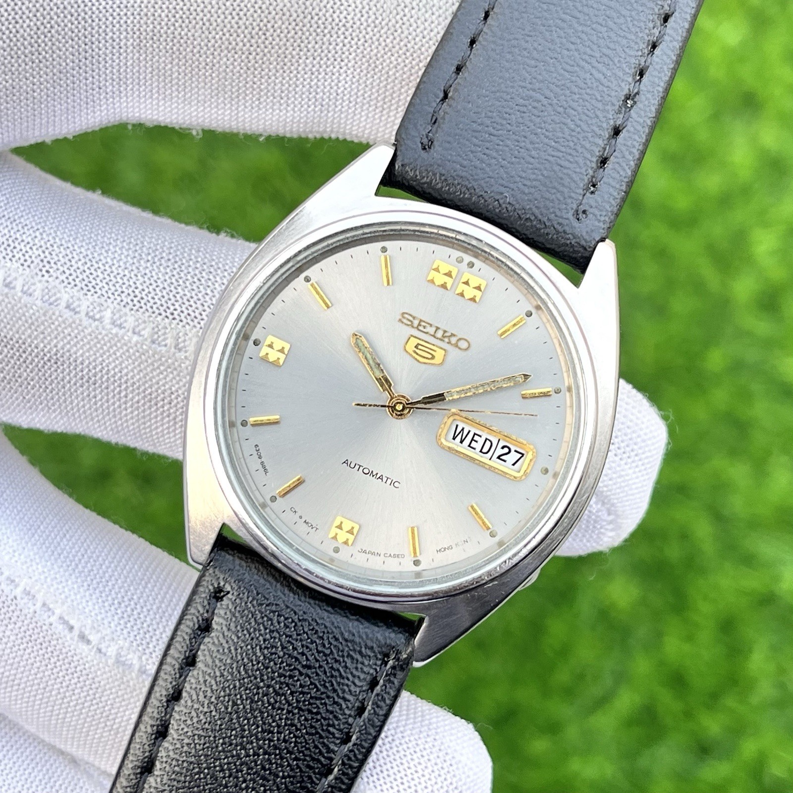 Vintage Seiko 5 Dress Formal Automatic Japan Made Men’s Watch Cal 6309