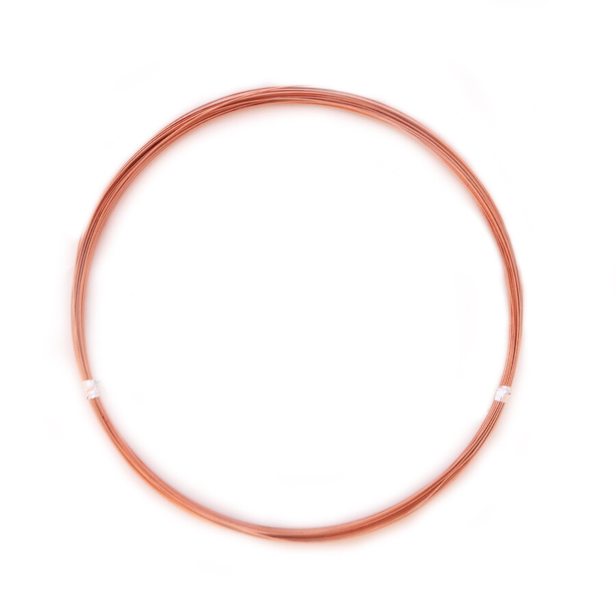 99.9% Pure Copper wire Half Hard Half Round 20 21 22 24 Gauge Made in USA