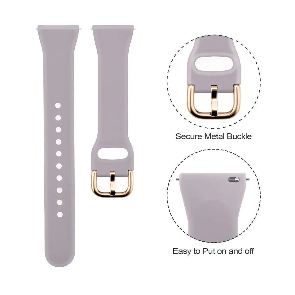20mm Thin Silicone Strap Band For Samsung Galaxy Watch 7 6 5 4 40mm 44mm