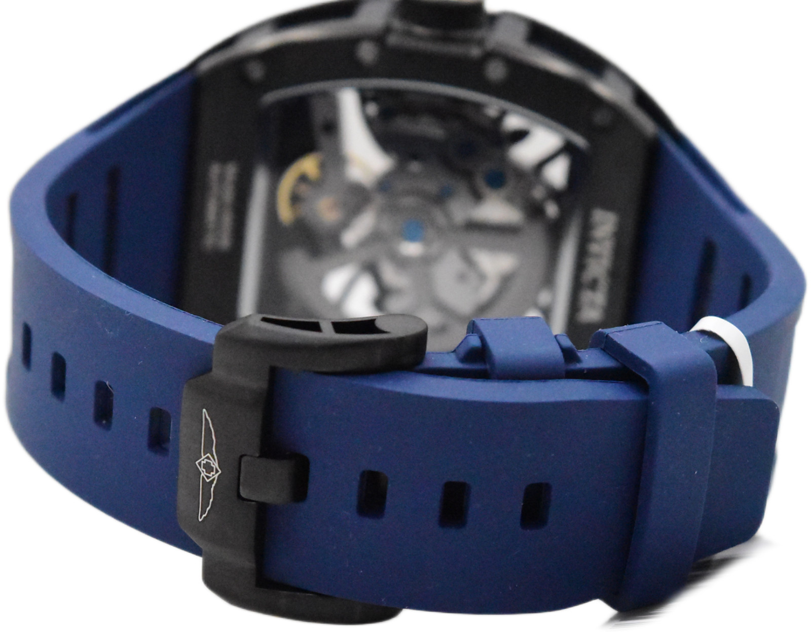 Invicta S1 Rally Interstellar Automatic Men’s Skeleton Dial Watch Blue 49009