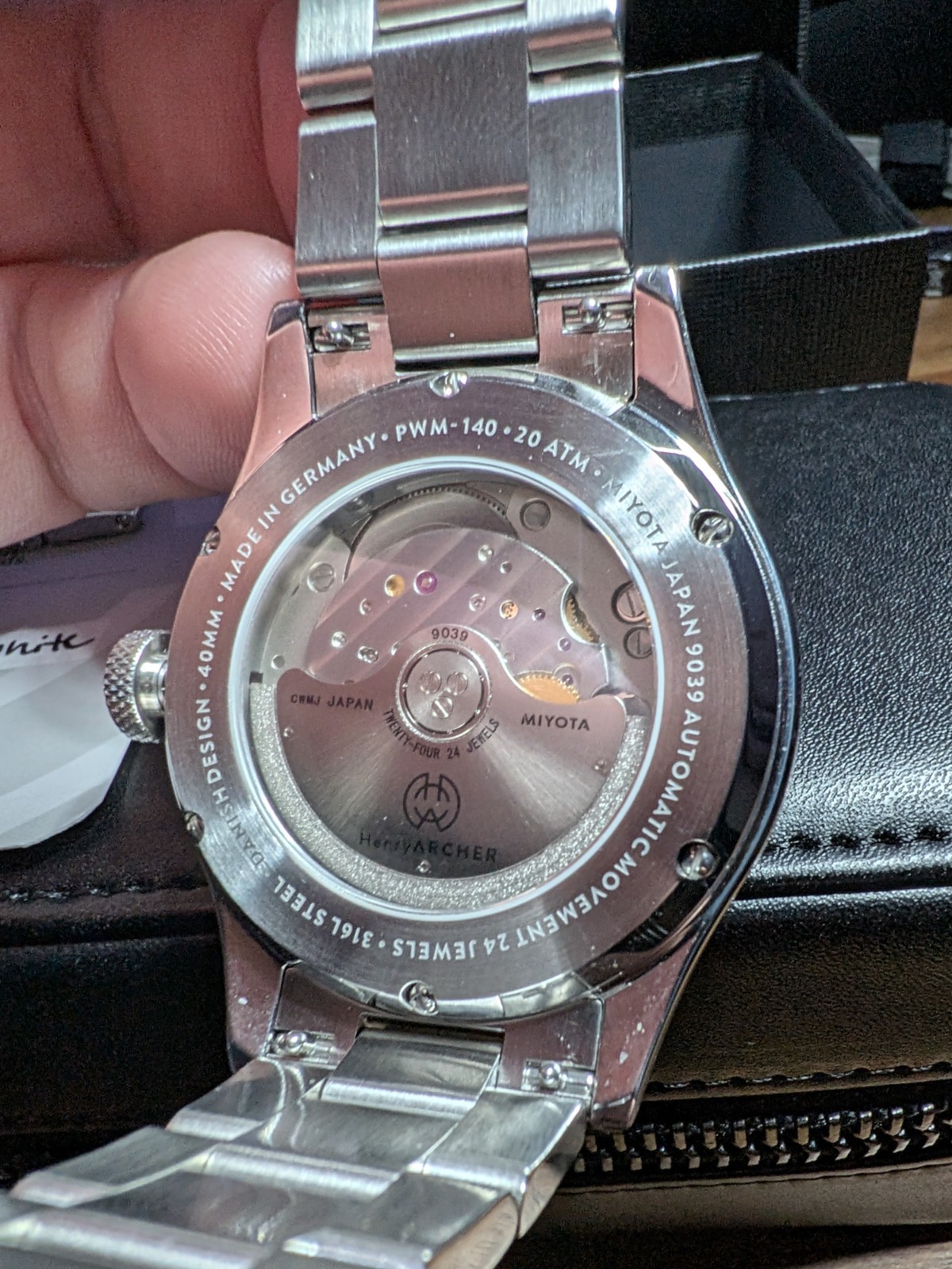 Henry Archer Nordso Meteorite Dial 40mm Watch