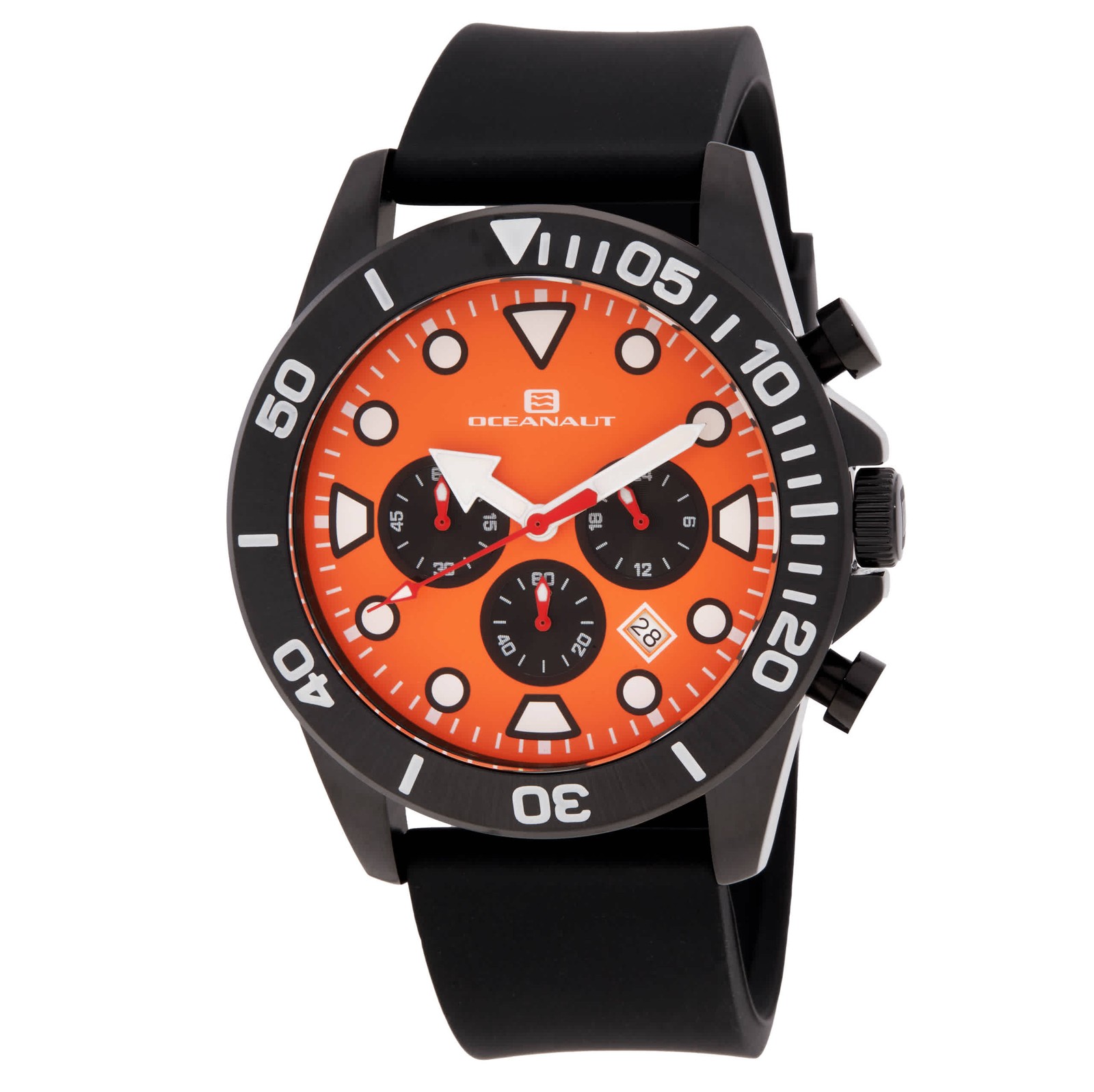 Oceanaut OC1312 Naval Orange Dial 47 mm Men’s Watch New