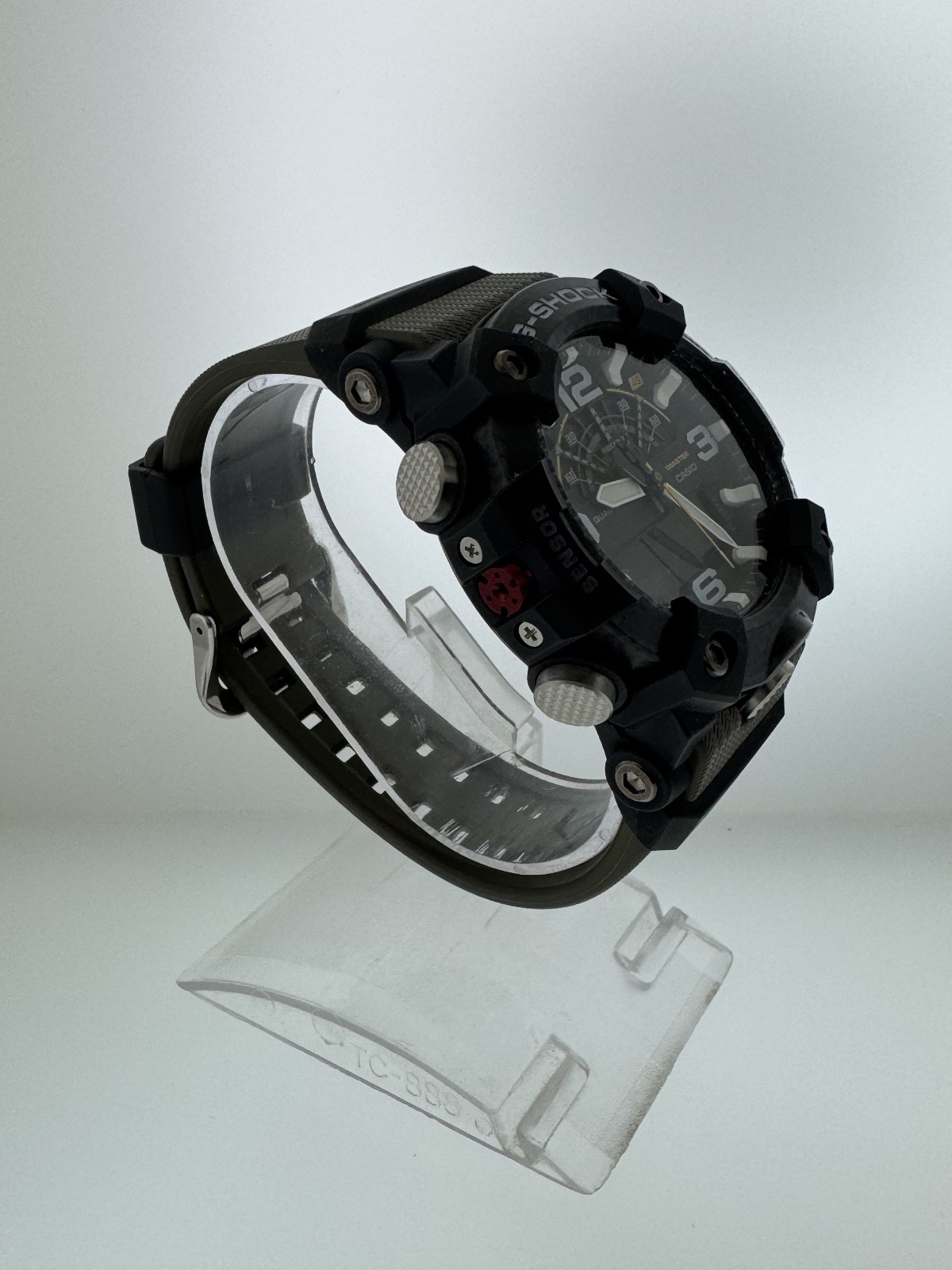 Casio G-Shock WATCH GG B100 1A3 COMPASS GREENISH BLACK BENZEL DISPLAY SAMPLE 61
