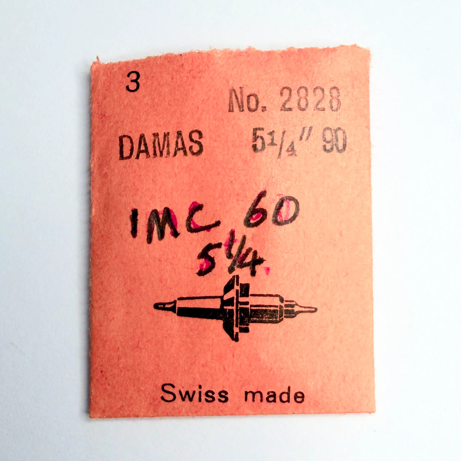 Damas 90 – Balance Staff – Ronda No.2828