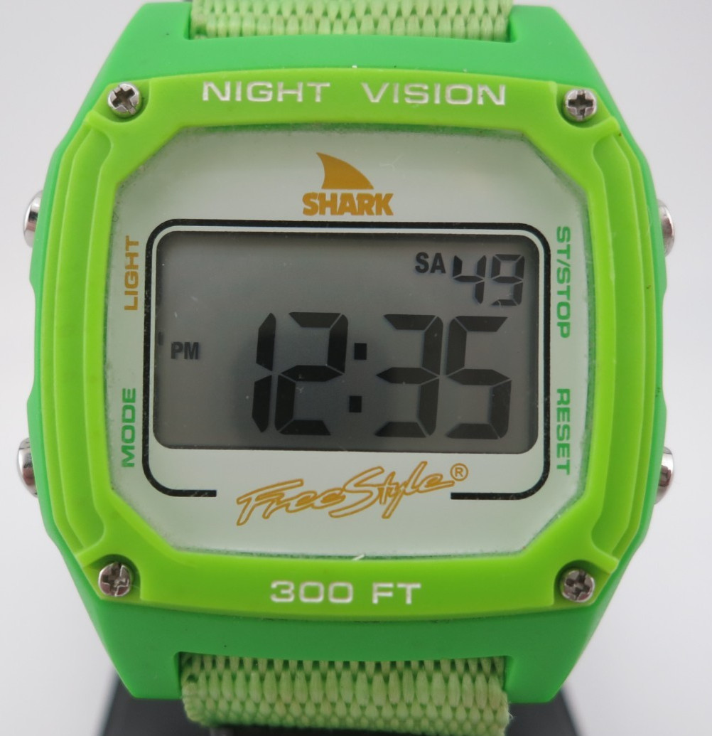 Freestyle Shark Leash Green Digital Watch – 10006447 – New Battery