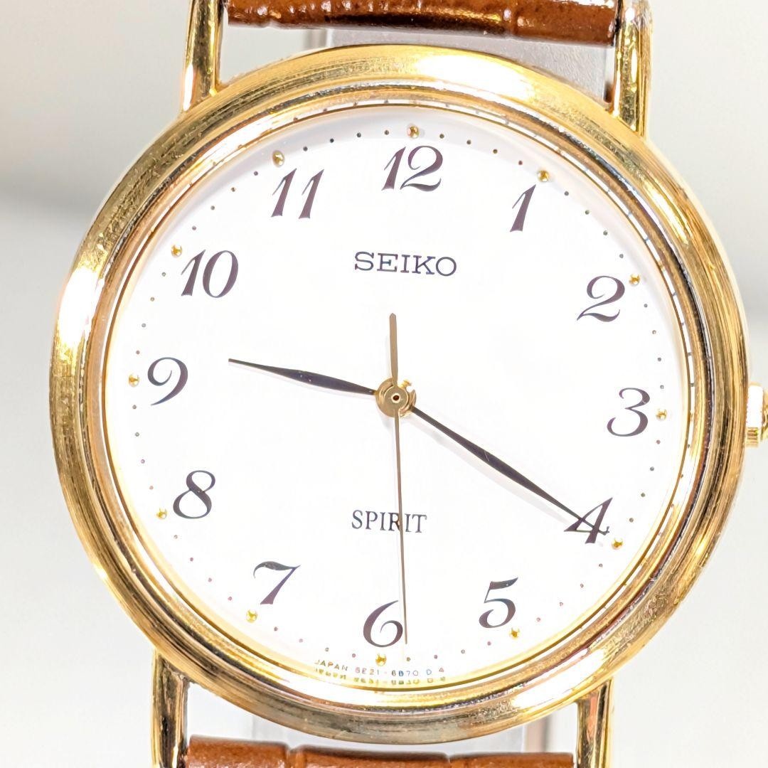 SEIKO SPIRIT Men’s Watch, Battery and Strap Replaced, Working Condition, Q-1
