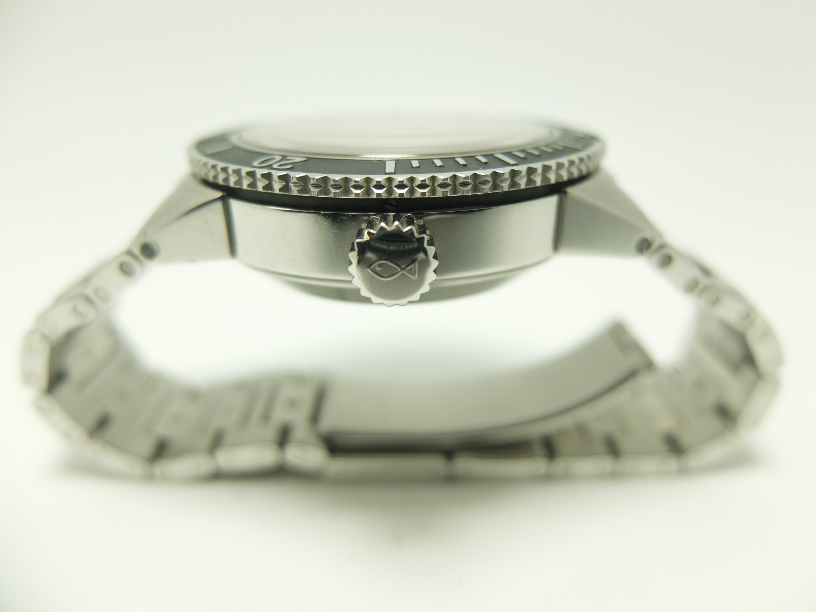 IWC Stainless Steel GST Aquatimer 3536-03 Rare White Dial Japan Diver Watch
