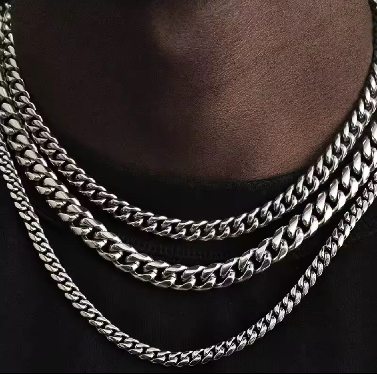 Basic Punk Stainless Steel 5mm | 60cmL Cuban Necklaces For Men Women Chain Metal