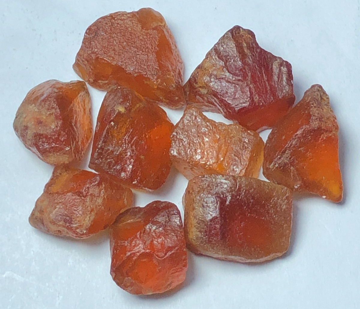 60 carat Natural facet rough quality hessonite garnet from Africa loose gemstone