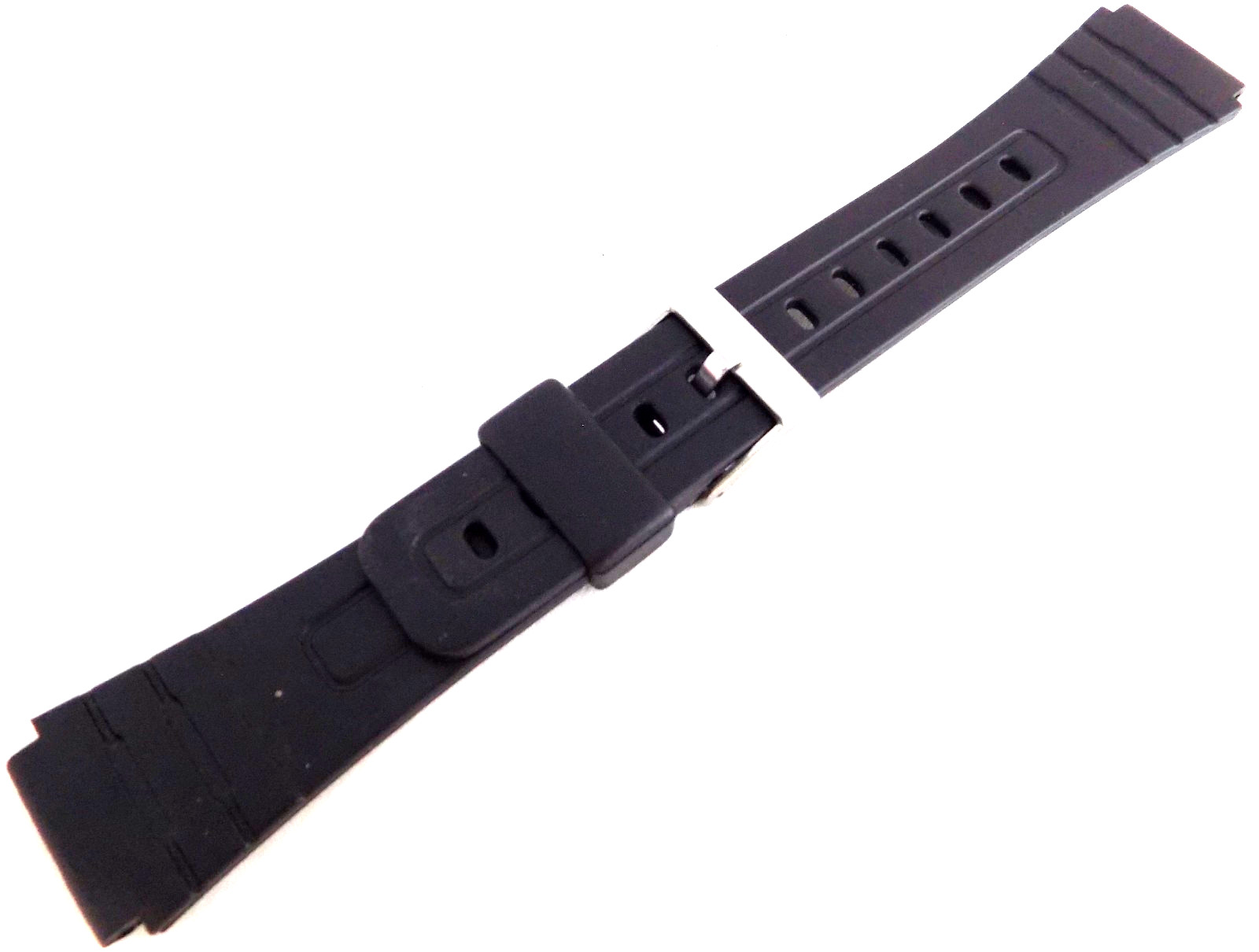 7 11/16″ 191mm Length THIN & LIGHT Timex 18mm BLACK Watch Band Short & Regular