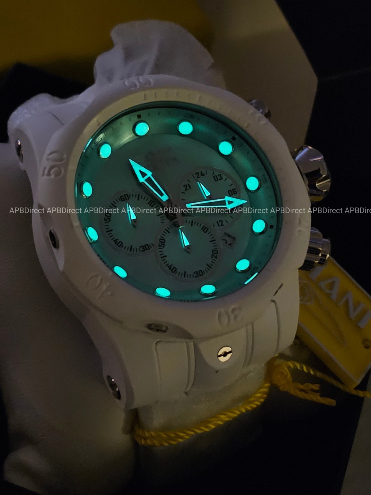 Invicta – AQUA PLATED Venom PHANTOM – 54mm AQUA Blue Chronograph – Mens Watch