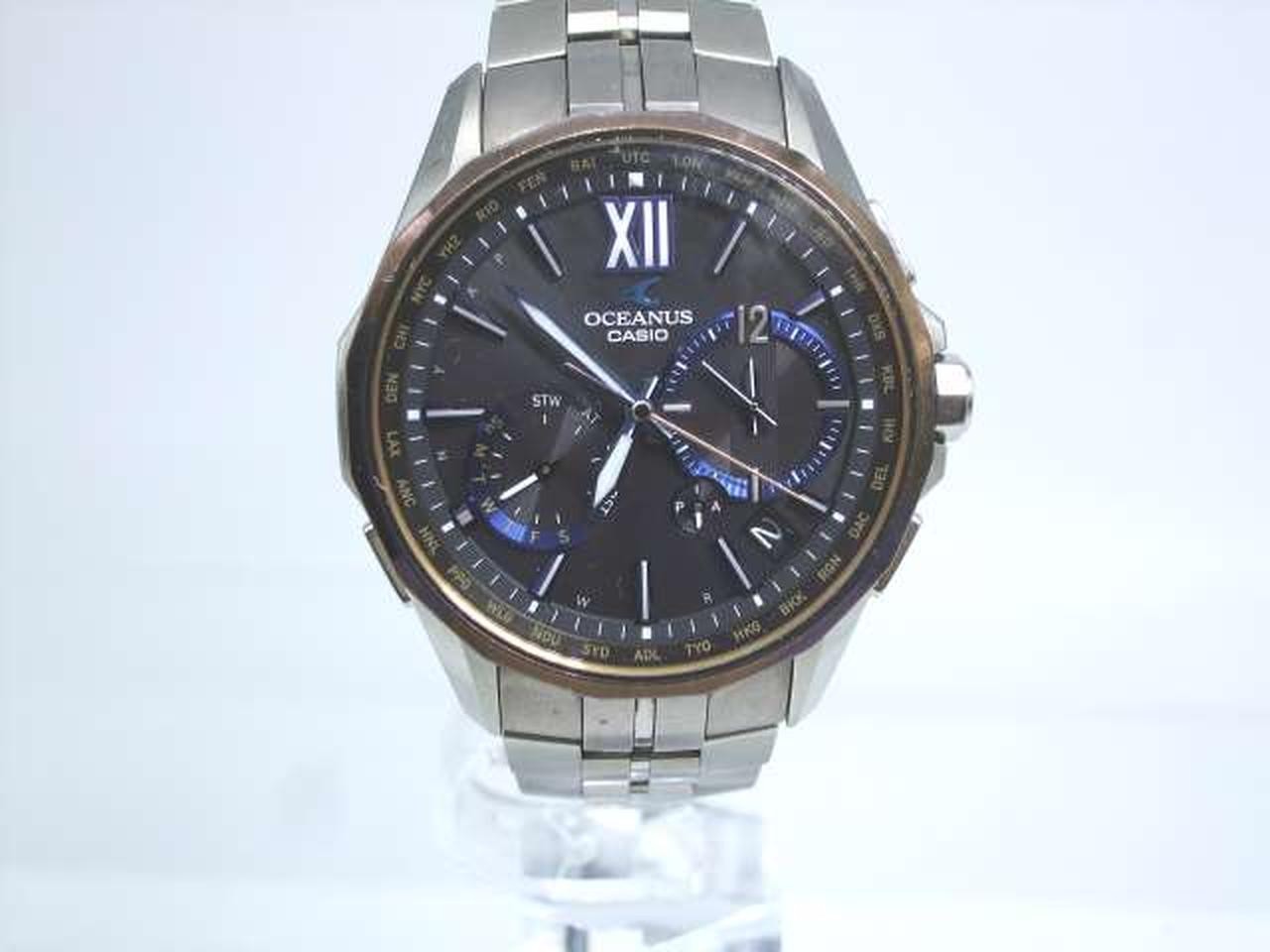 Casio Oceanus Manta OCW-S3400-1AJF Titanium Solar Radio Men’s Watch w/Box Japan