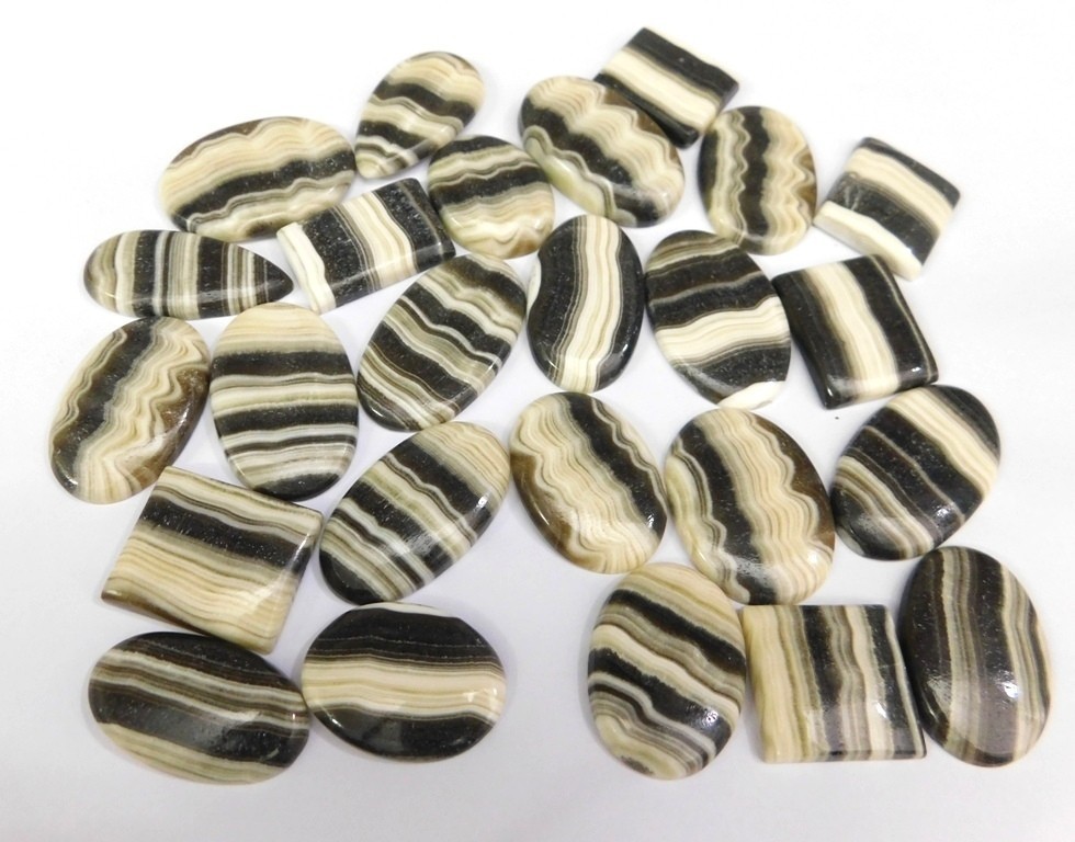 Quality Zebra Onyx Gemstone Cabochon Fancy Gemstone Jewelry Making 71318