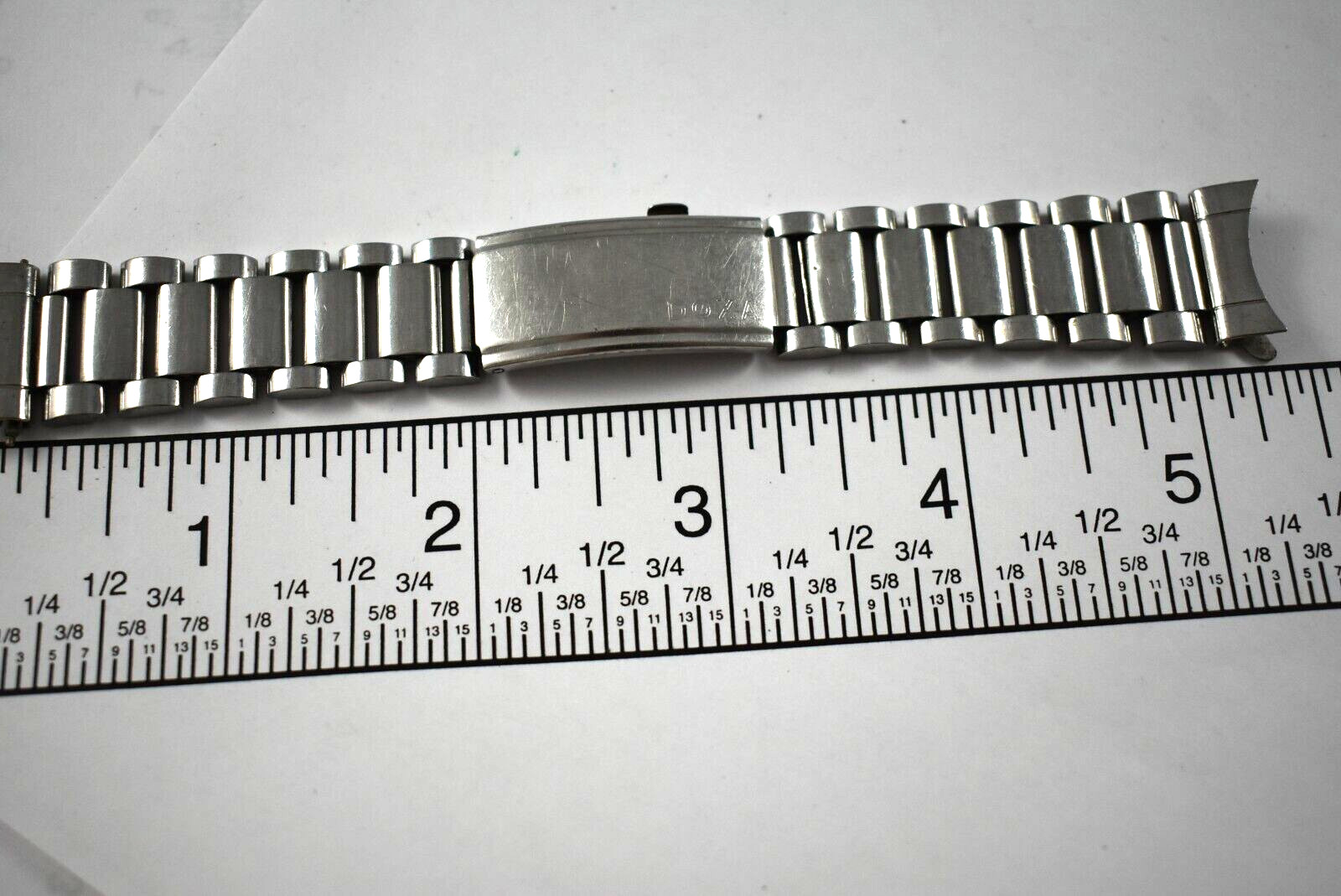Vintage Doxa Sub Rare Stainless Steel Wrist Watch Band 17.75mm lot.fi