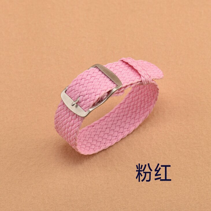 Long Strap PL Nylon Watch Band Bracelet 14mm 16 18mm 20mm 22mm Weave Wrist Strap