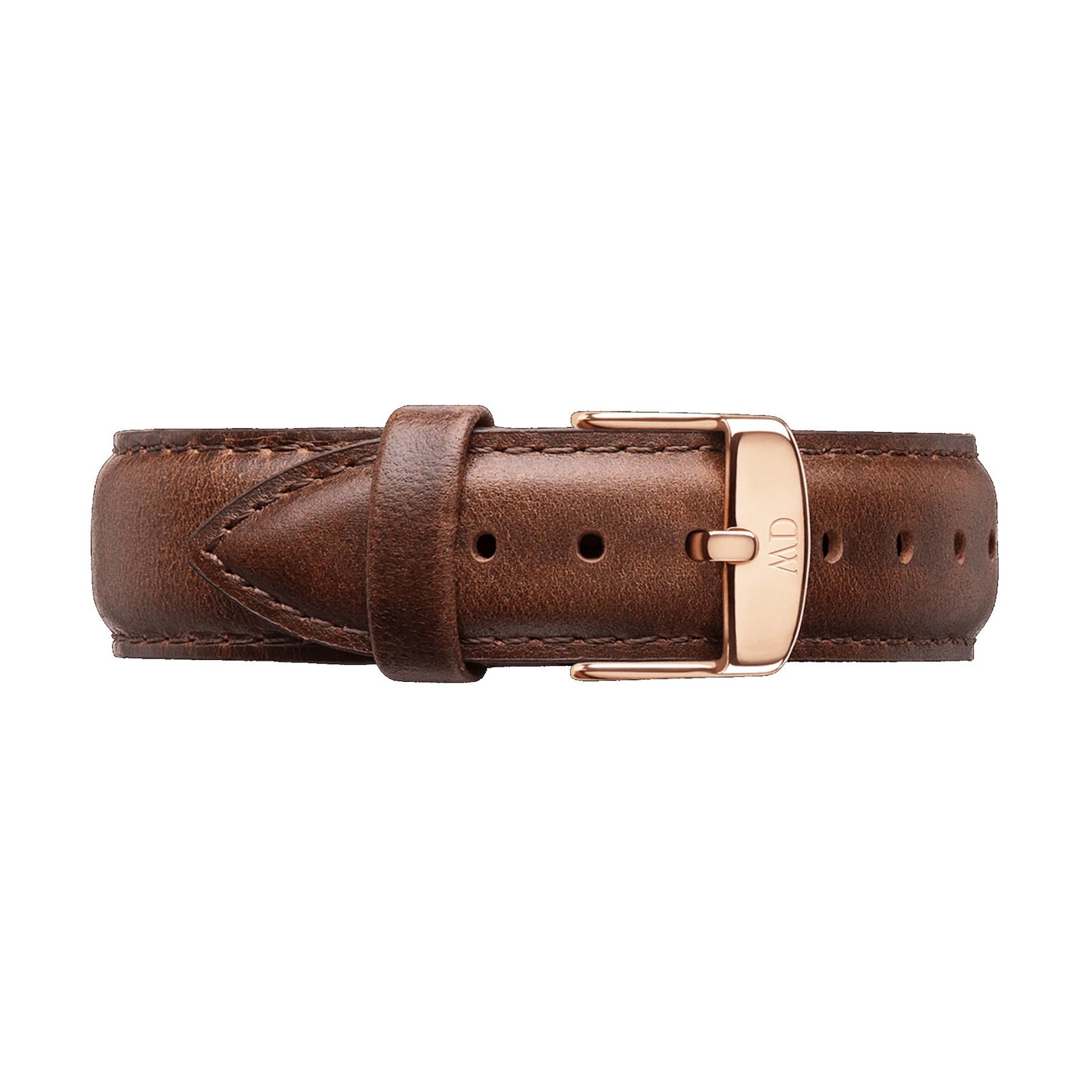 Daniel Wellington Classic Bristol Rose Gold Tone Brown Strap Mens Watch 0109DW