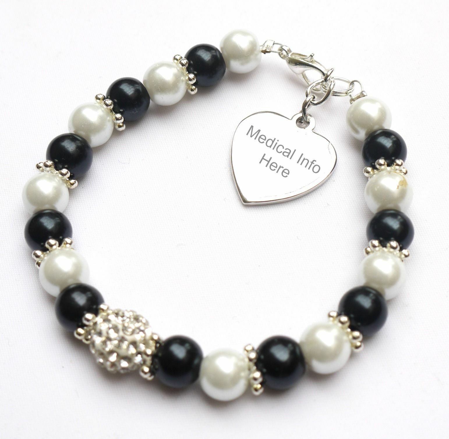 Warfarin /Blood Thinner Medical Alert Bracelet Badge Health Survival Women Kid
