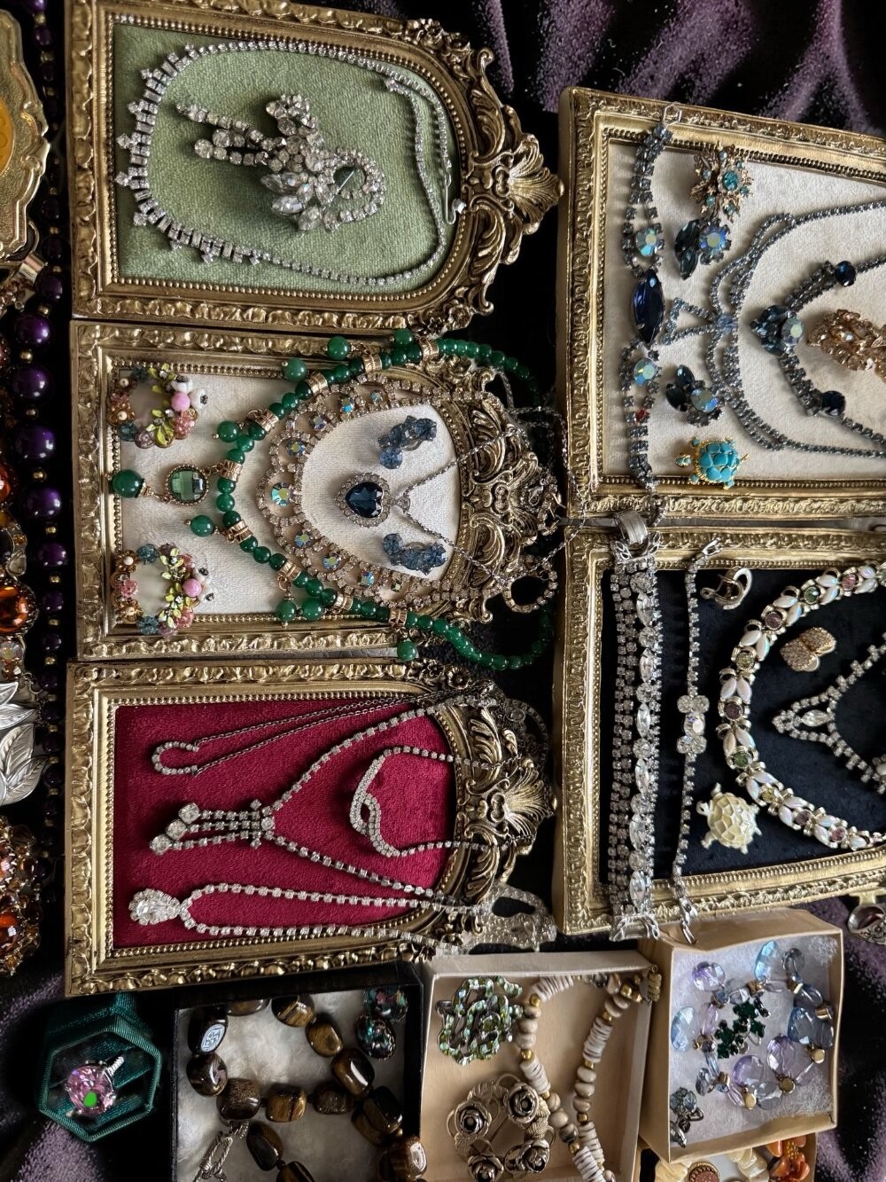 True Missouri Estate XXL Vtg Jewelry Lot Eisenberg Ice 925 Weiss Swoboda Mexico