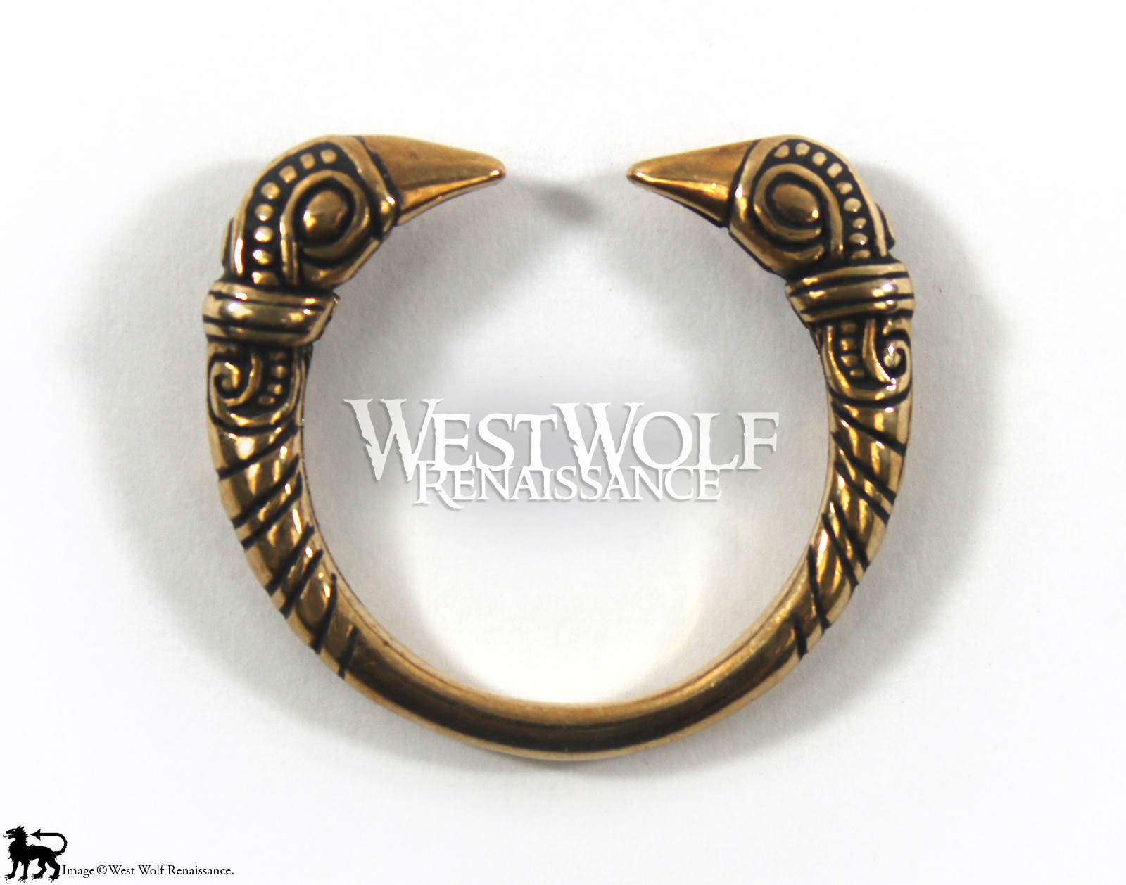 Bronze Viking Raven Ring – US Size 9/10/11 — Norse/Crow/Odin/Jewelry/Skyrim