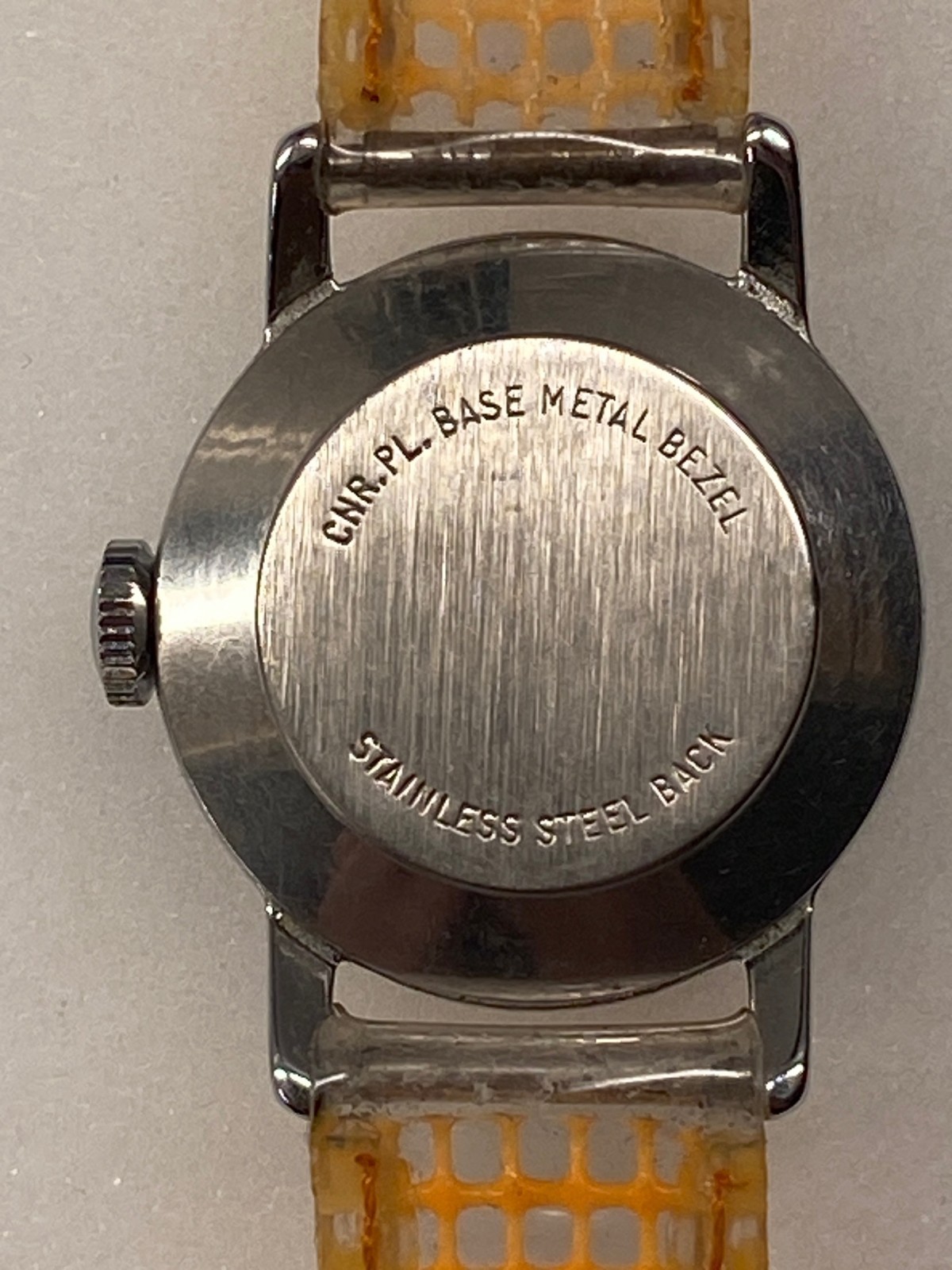 Vintage Ingersoll Mickey Mouse Mechanical Wind Up Watch Runs Great