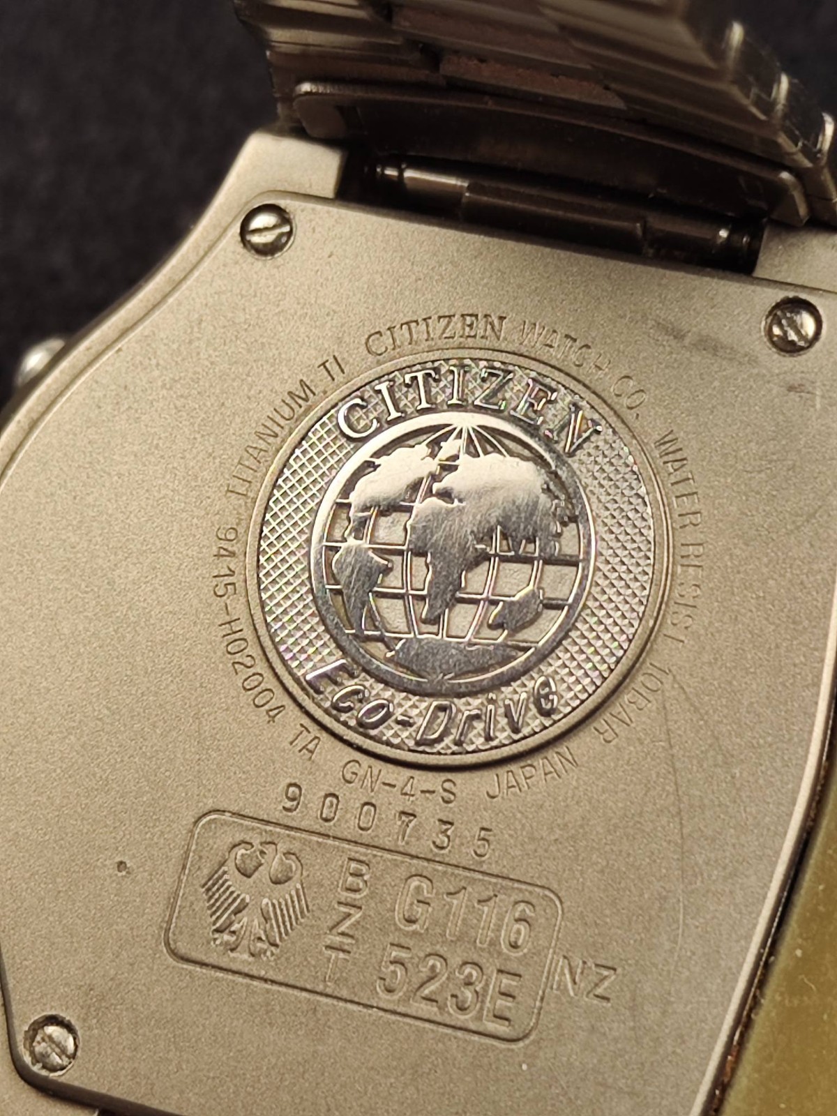 Citizen Eco-Drive 9415-H02004 TA Vintage Titanium Radio-Controlled Men’s Watch