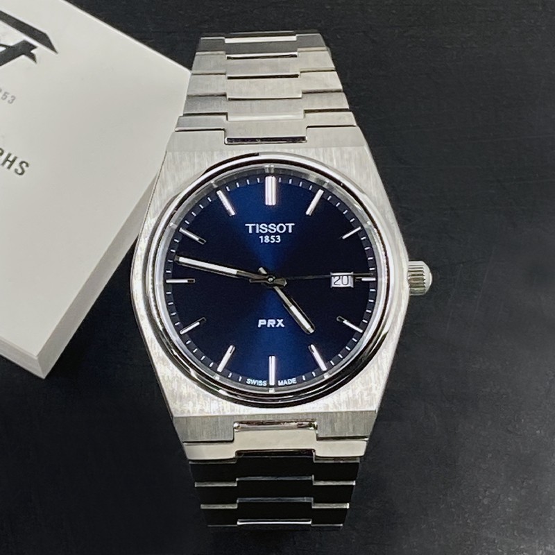 Tissot PRX/316L T137.410.11.041.00 Blue Dial Men’s 40MM Quartz Chronograph Watch