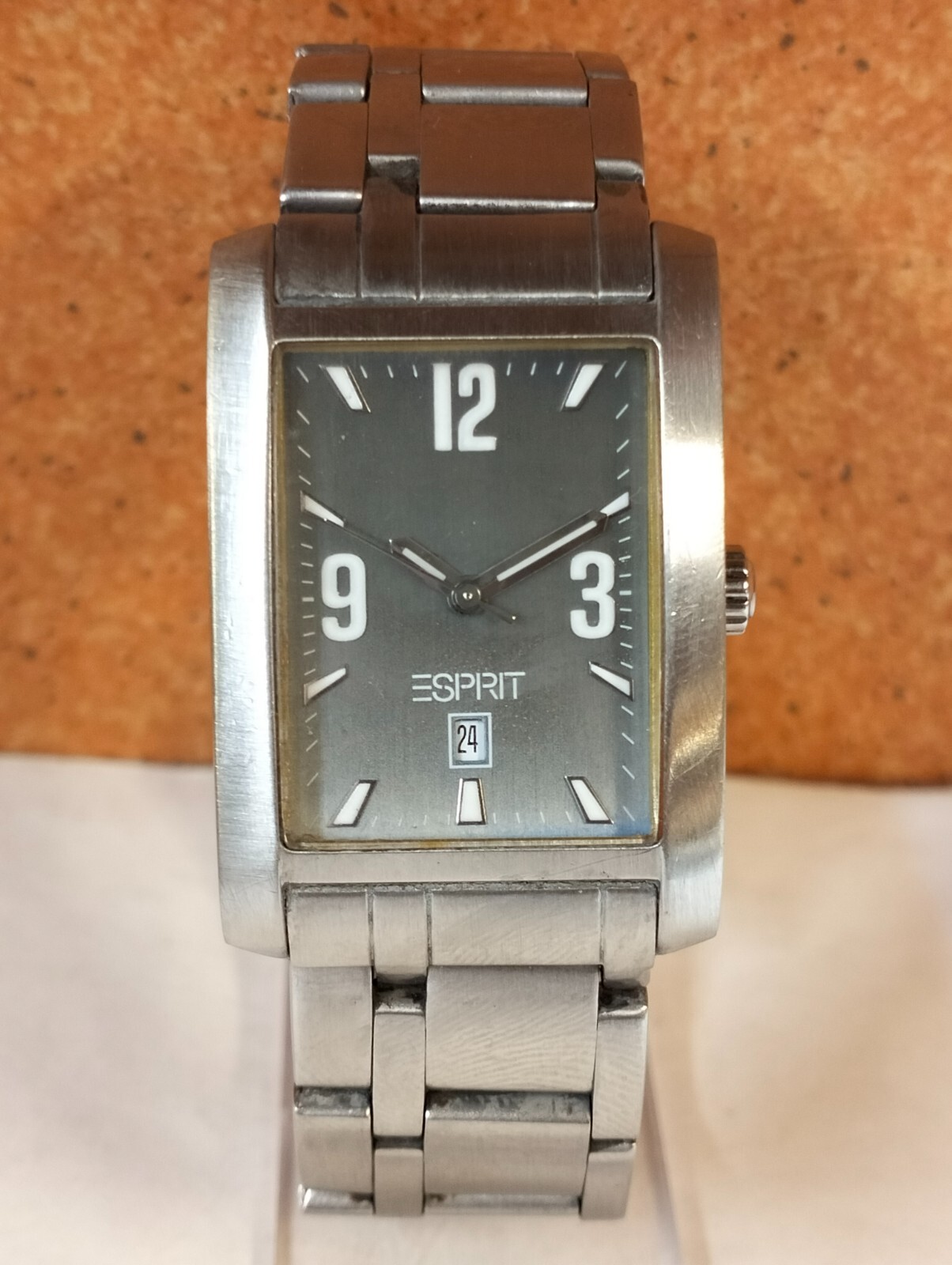 ESPRIT QUARTZ GRAY DIAL 4140 MEN’S FULLY WORKING CONDITION ALL ORIGINAL VINTAGE