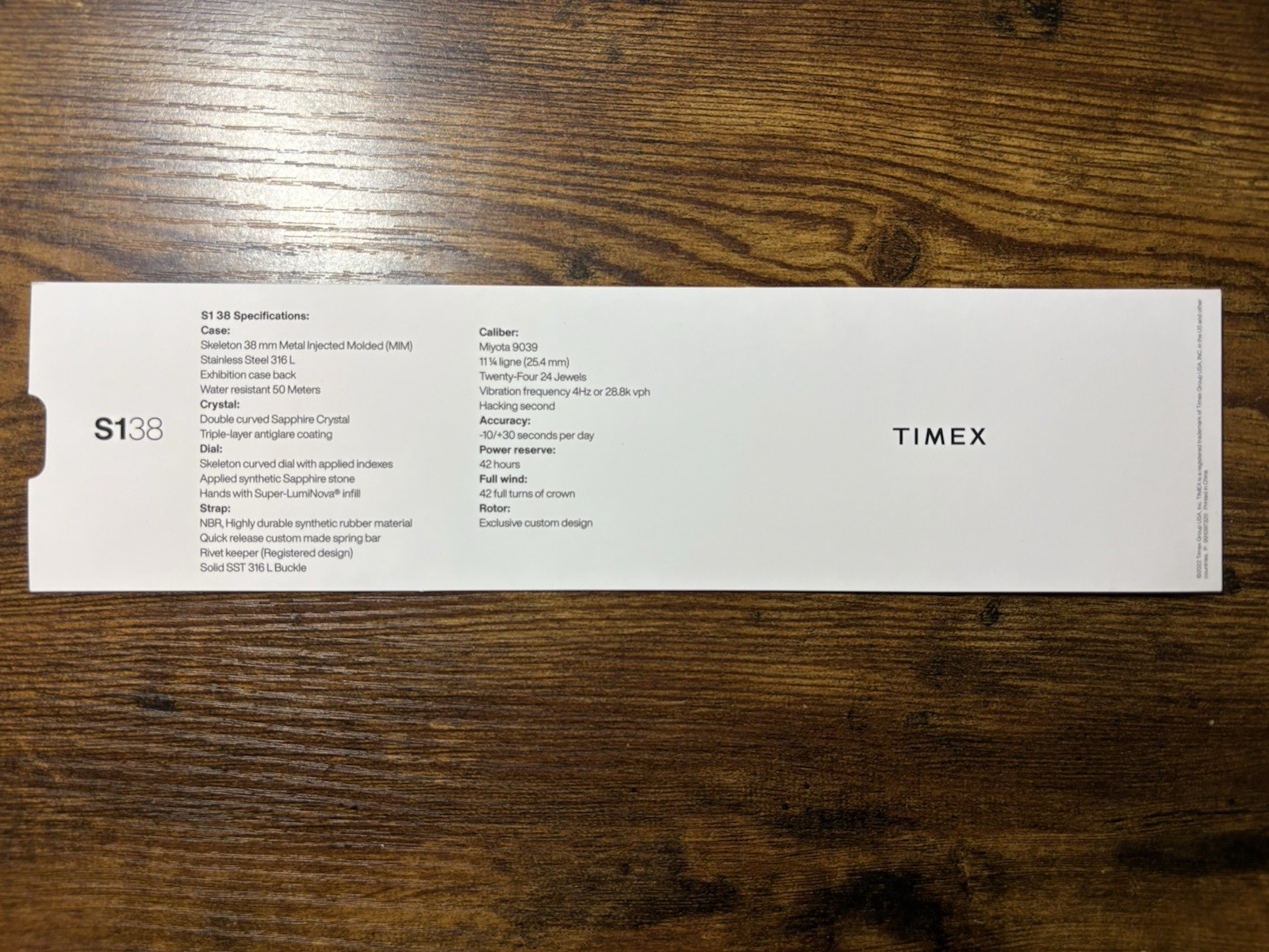 Timex Giorgio Galli S1 Automatic 38mm Atlantic Blue Sunburst Dial Mint Complete