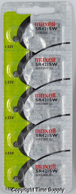 Maxell 348 SR421SW V348 SB-A6 SR421280-77 0%MERCURY Battery ( 5 PC )