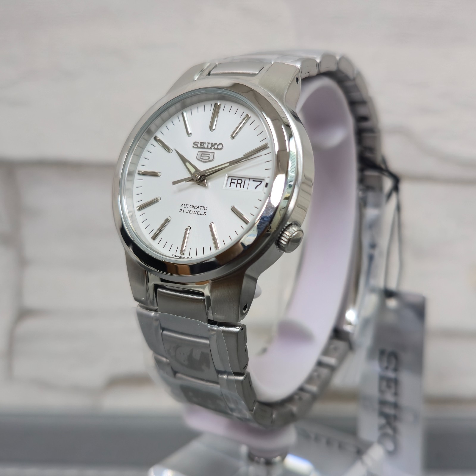 Seiko 5 Automatic SNKA01K1 “White Knight” 37 mm New Full Set Men’s Watch