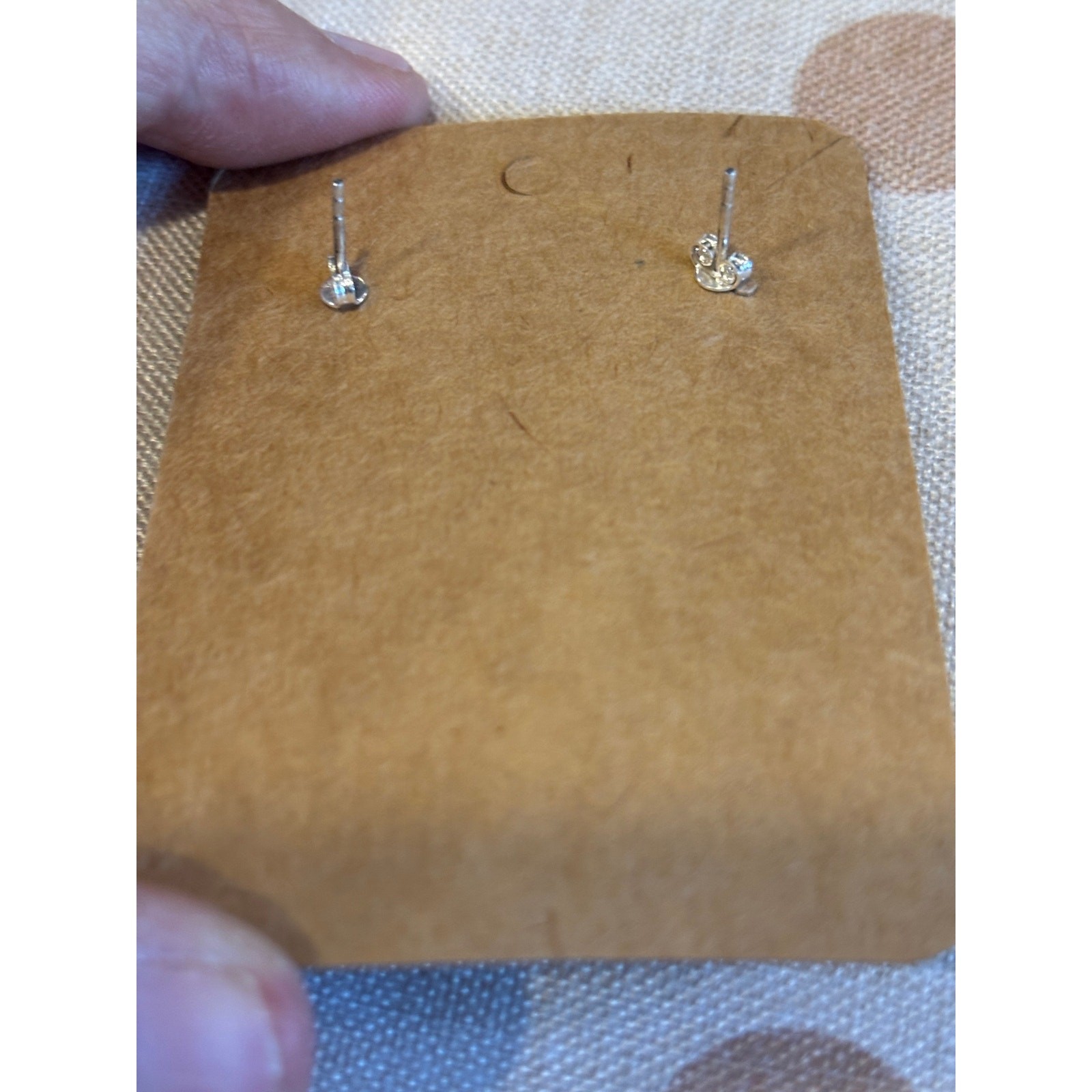 White Buffalo Teardrop Stud Earrings Sterling Silver Petite Western Earrings