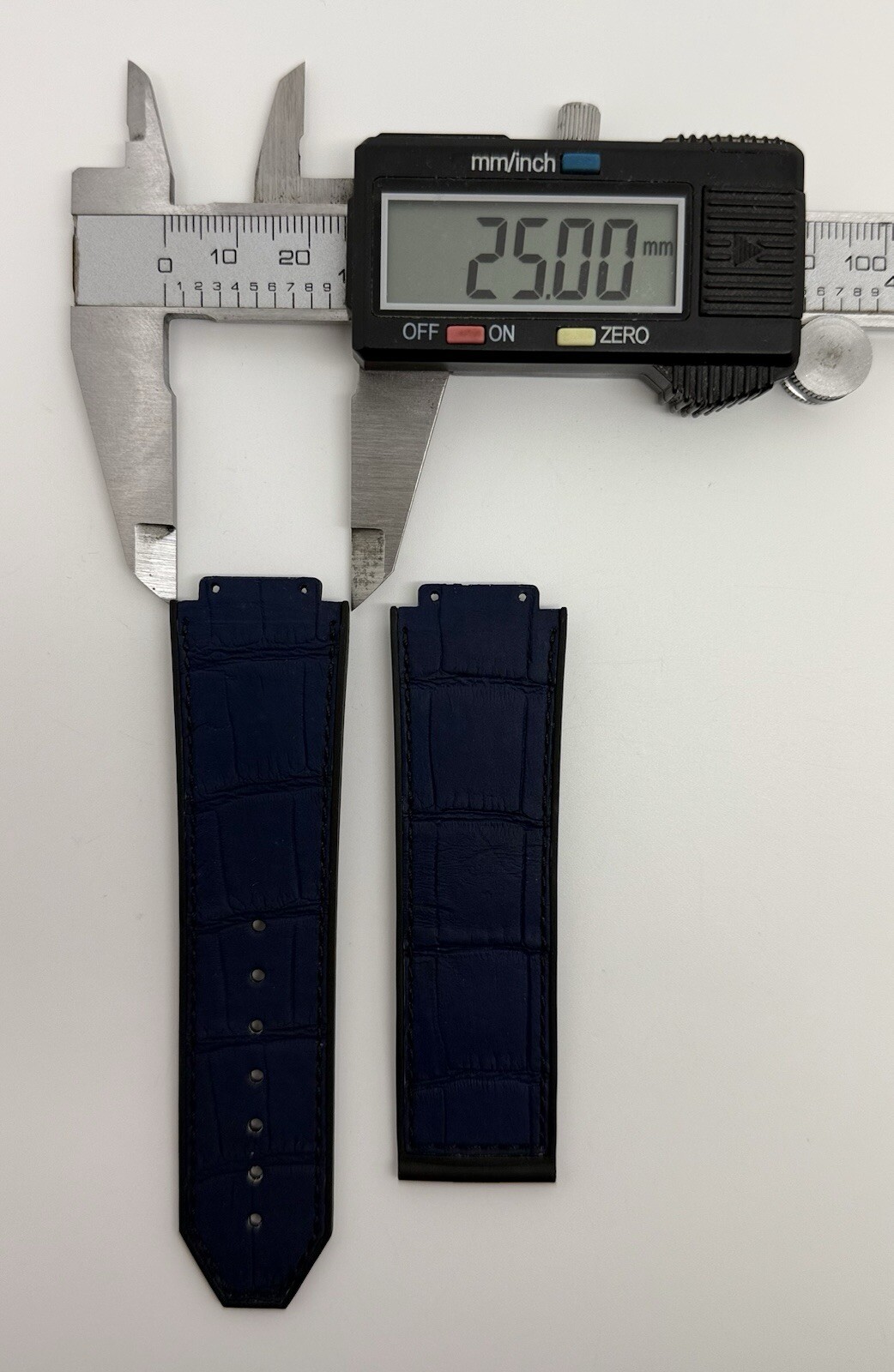 Hublot Big Bang 44mm 25mm x 22mm Blue Alligator Watch Strap Band Authentic OEM