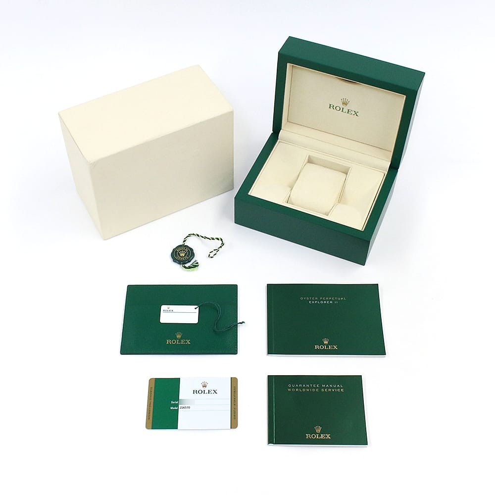 ROLEX Explorer II 216570 black Random Number second hand mens