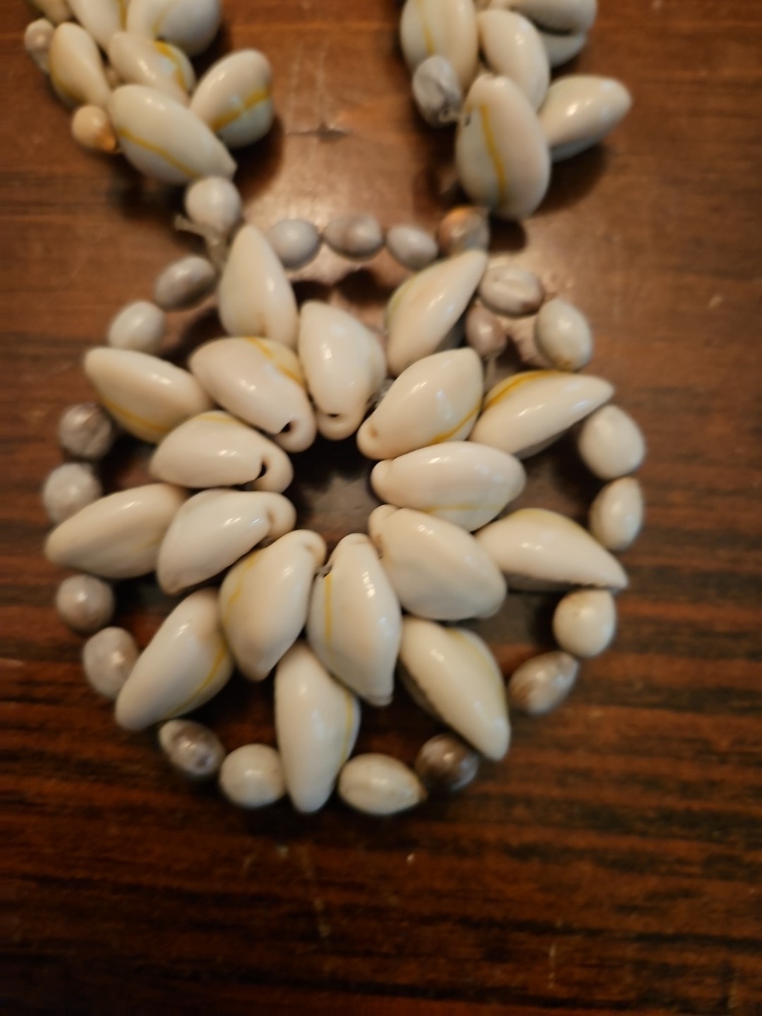 Natural SeaShell Necklace Beach Nautical 24″ ~ Preowned With A Couple Defects
