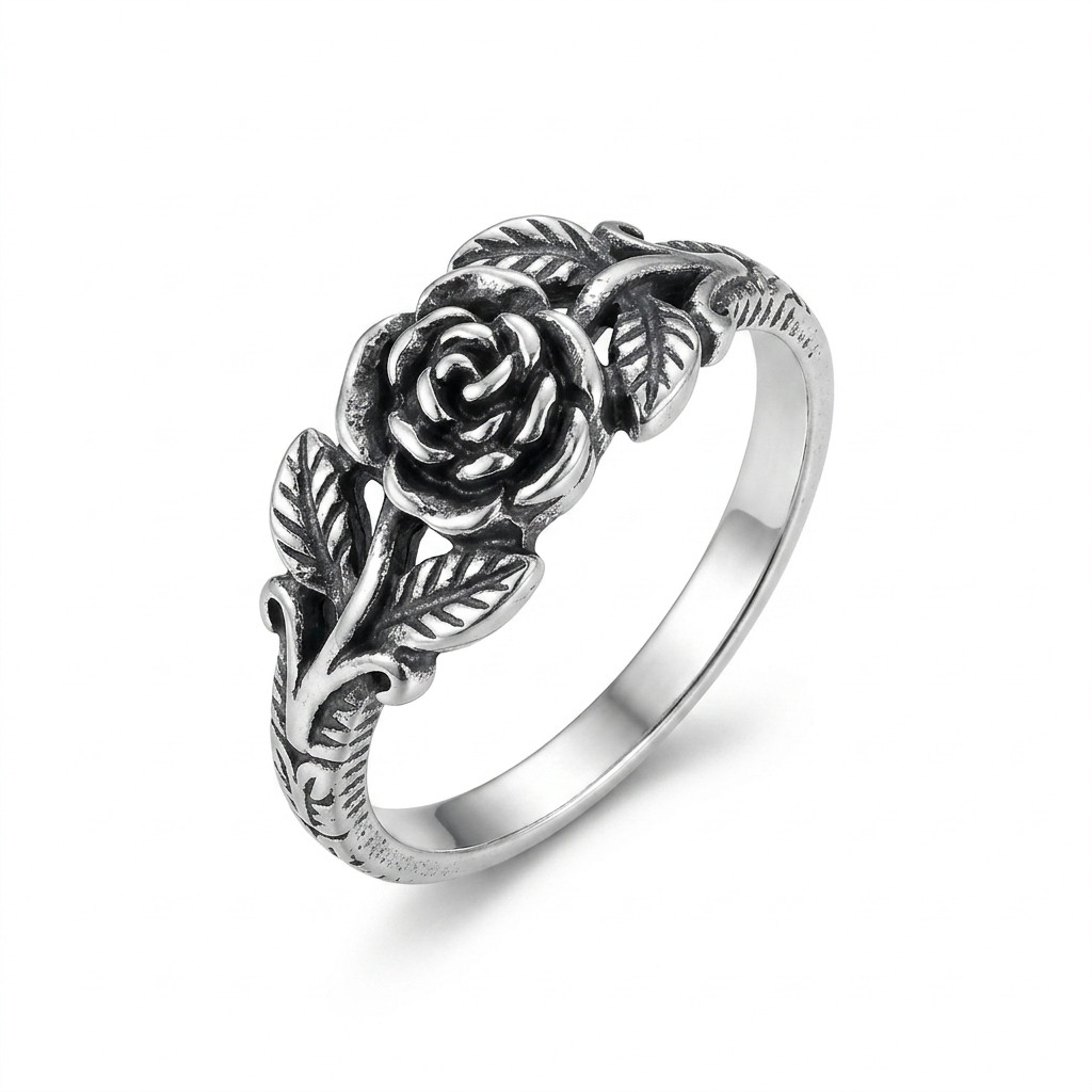 New Piece Gift For Women’s Engagement Piece Daily Wear Flower Ring In 925 Silver