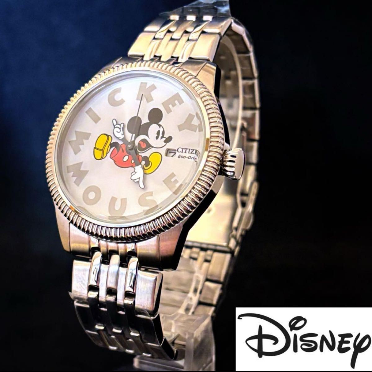 [B1P] Citizen Eco Drive Mickey Mouse Disney Park Watch [q9n]