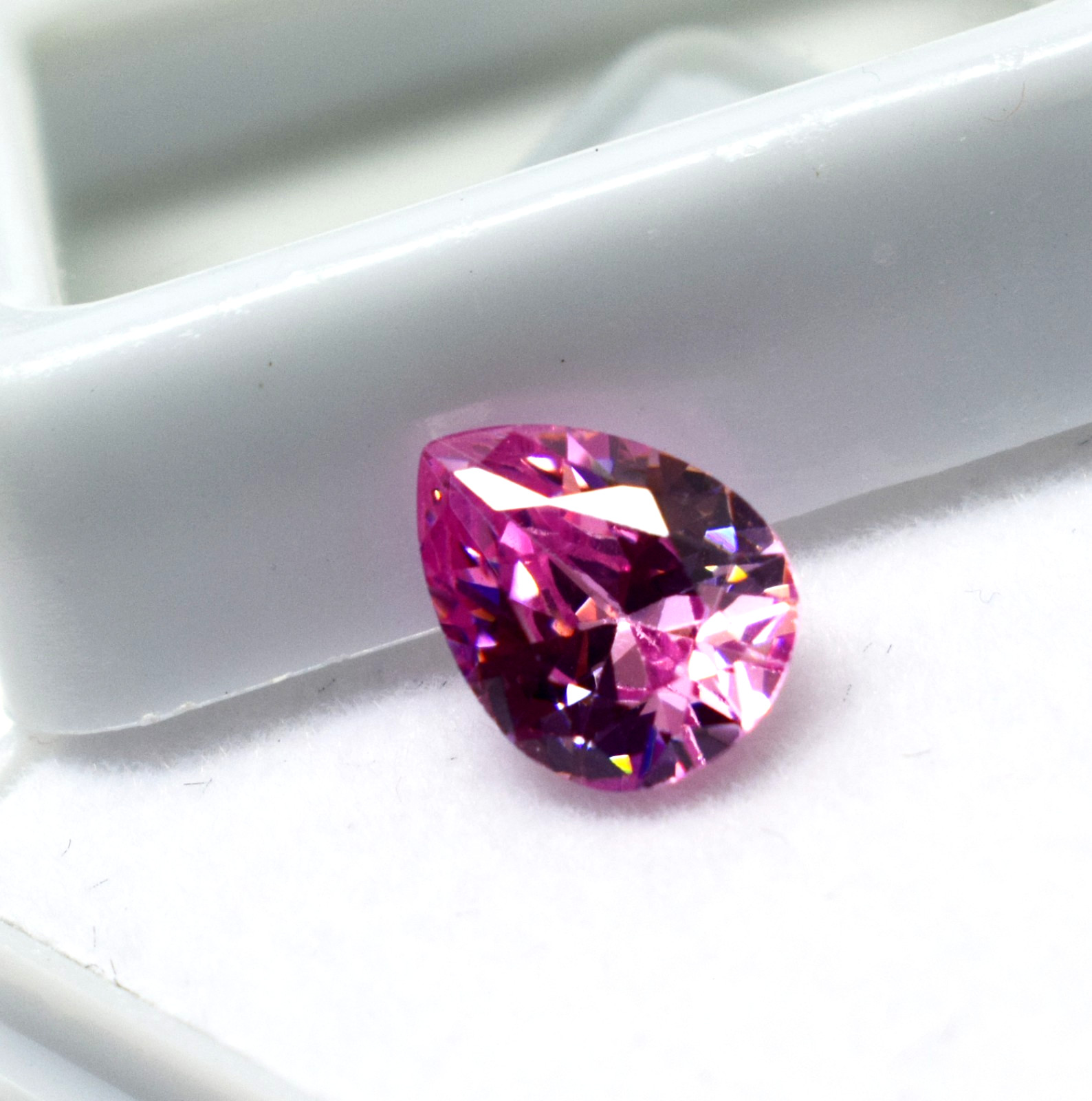 2.50 CT Natural Pink Sapphire Madagascar Pear Cut Certified AAA+ Loose Gemstone