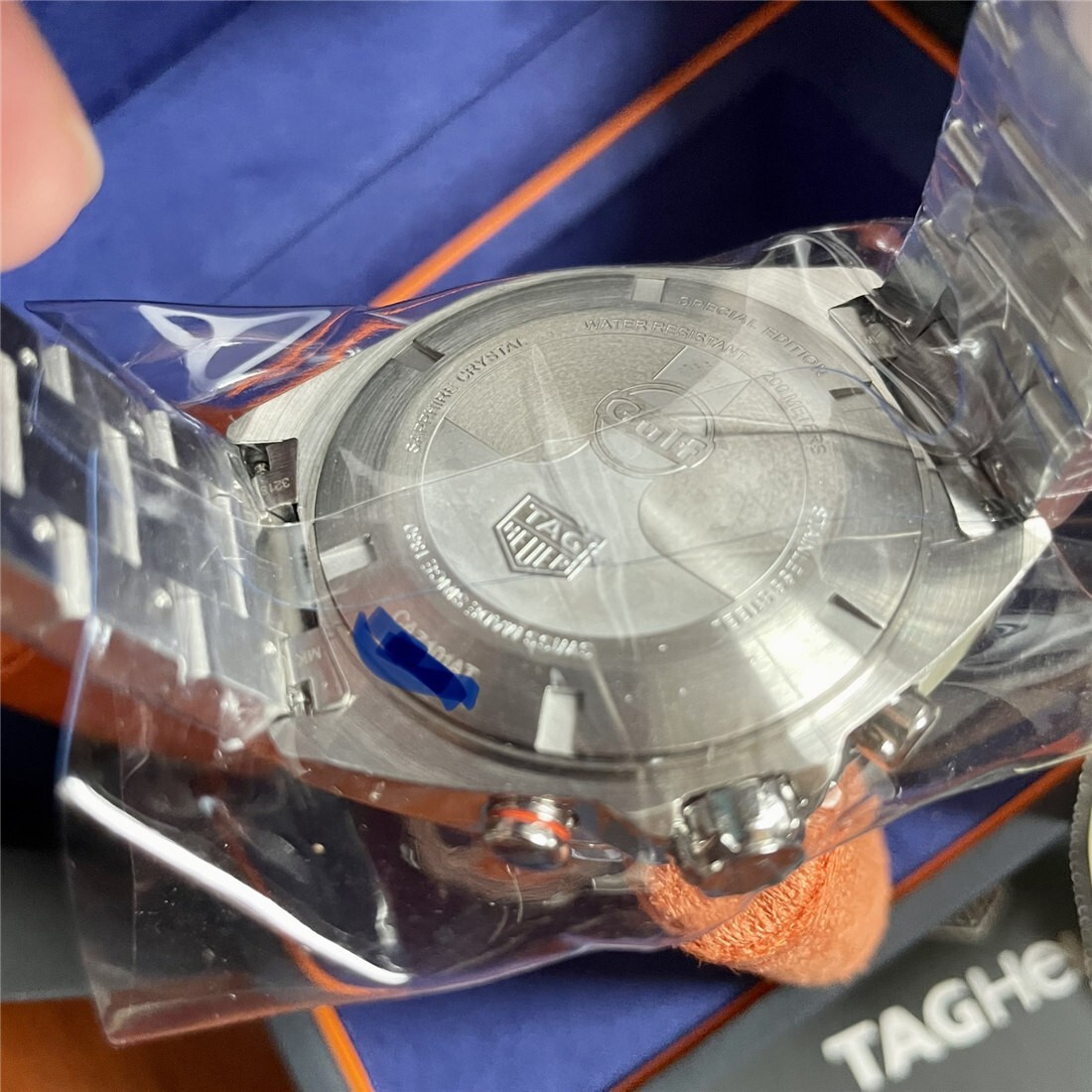 TAG QUARTZ CHRONOGRAPH FORMULA 1 blue MEN’S WATCH CAZ101AT.BA0842 GULF 43