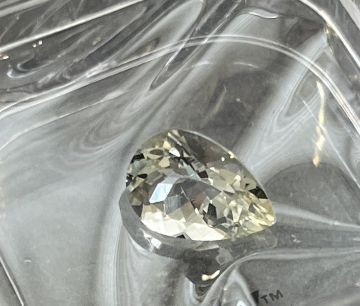 2.85 Ct Natural Chrysoberyl Pear Cut Loose Gemstone Gemologist Confirmed Rare