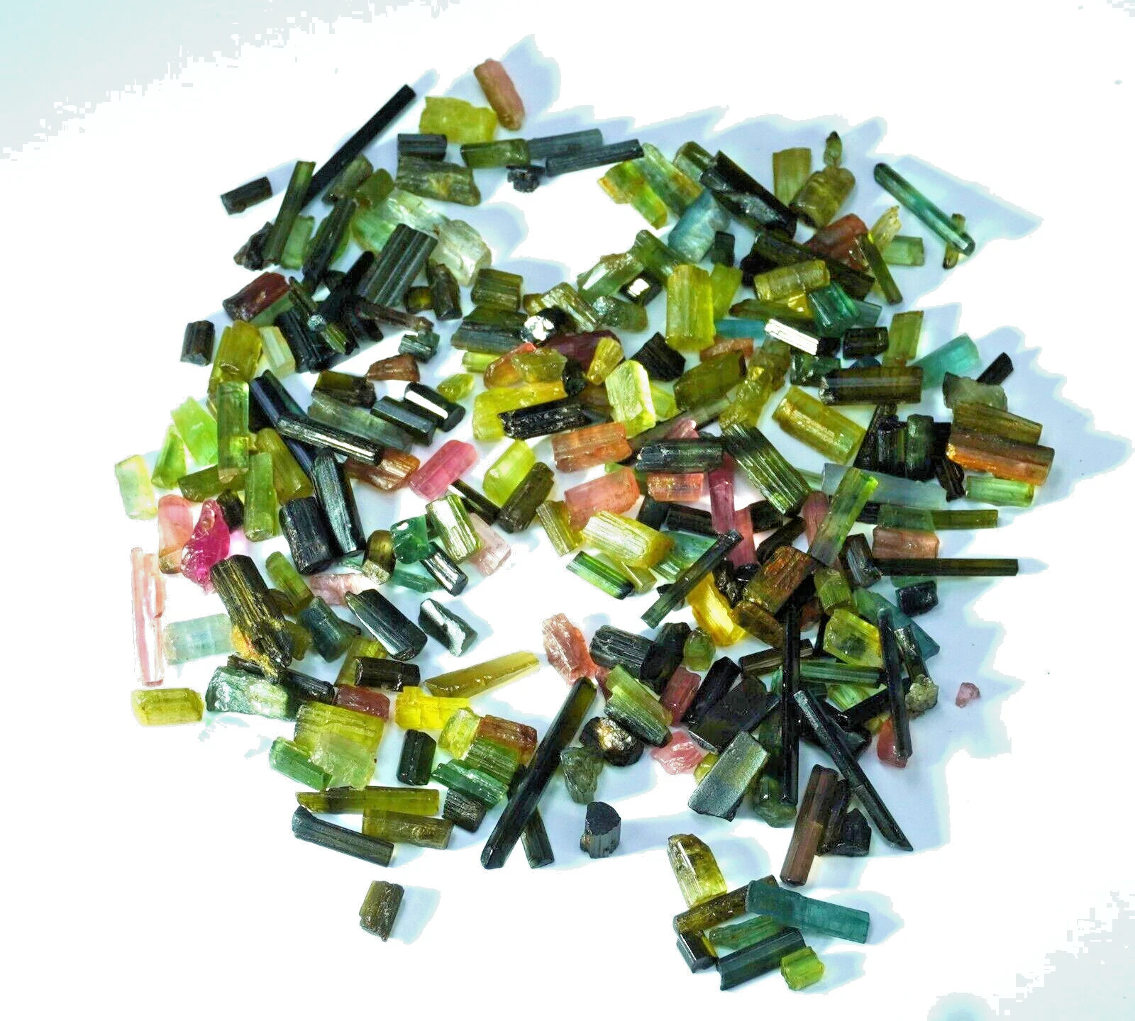 200 Ct+ Natural Multicolor Tourmaline Pencil Rough Lot Loose Gemstone Best Offer